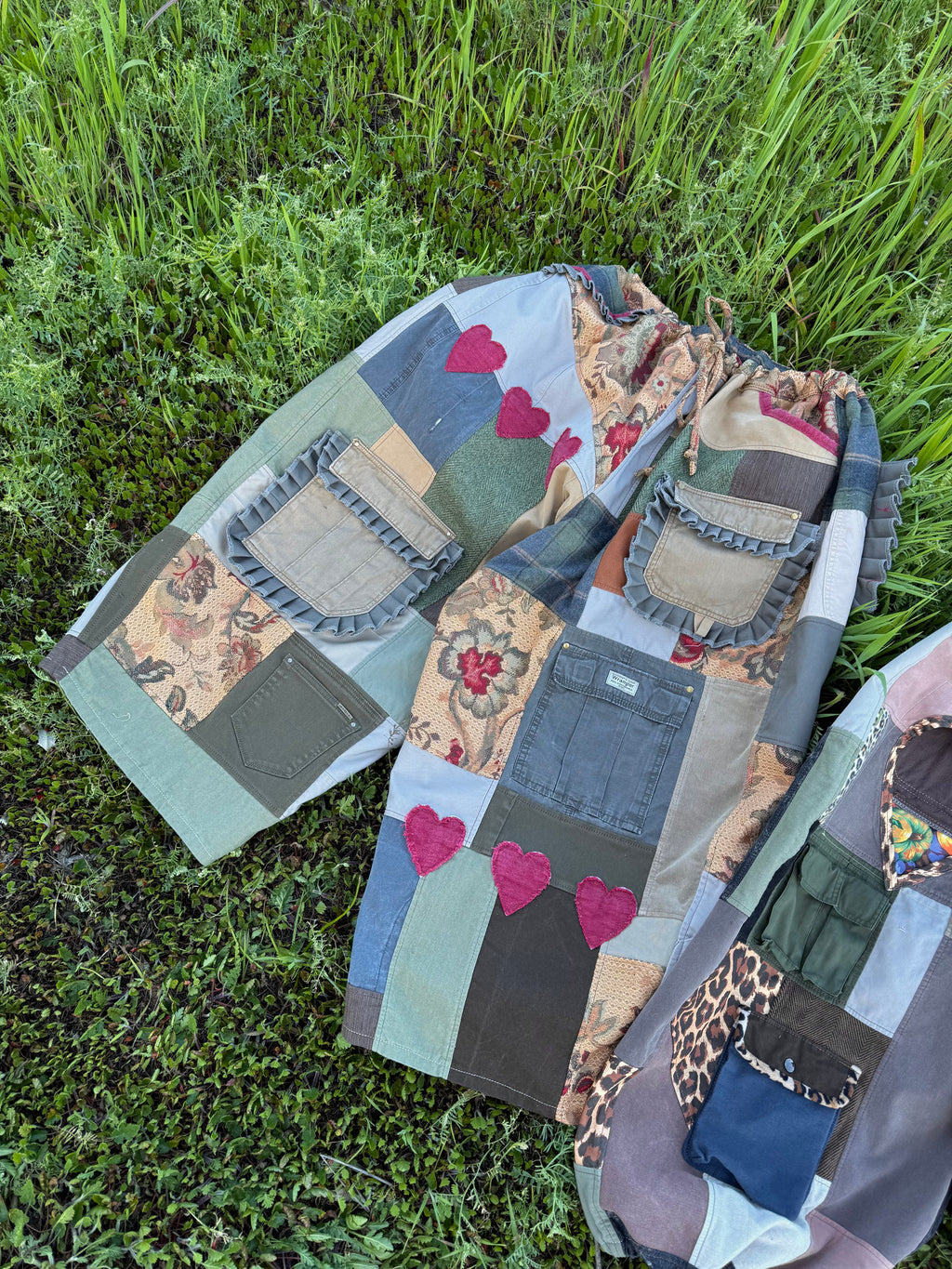 Upcycled Adjustable-Waist Pants