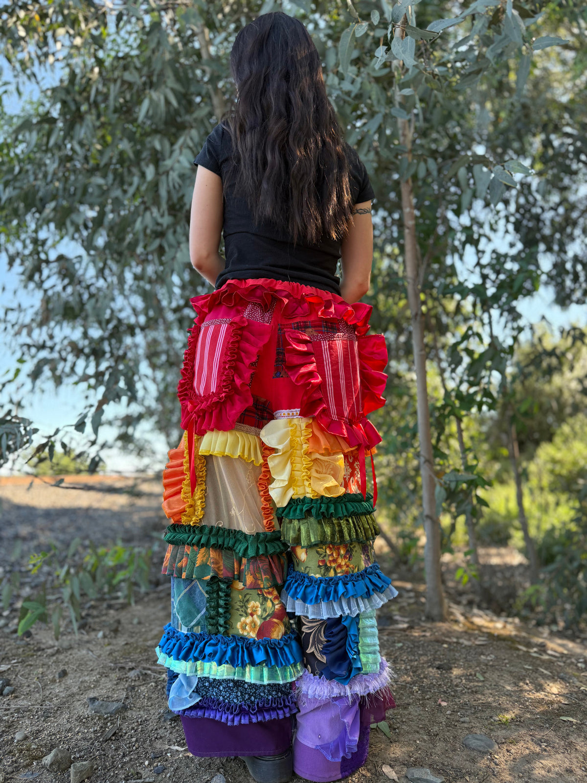 Upcycled Adjustable-Waist Pants