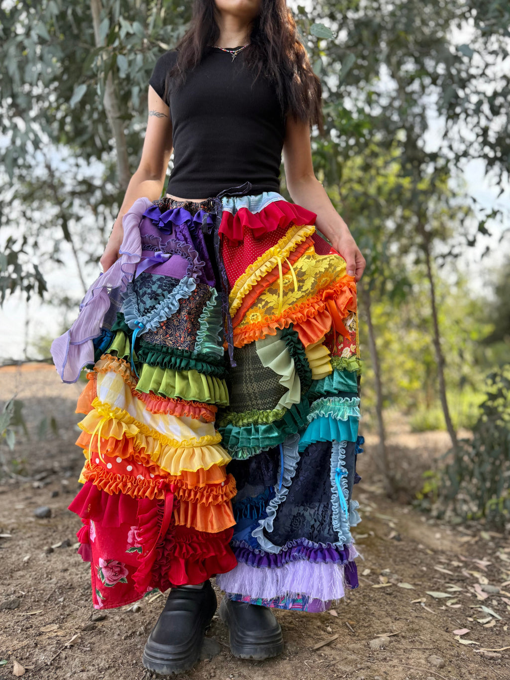 Upcycled Adjustable-Waist Pants