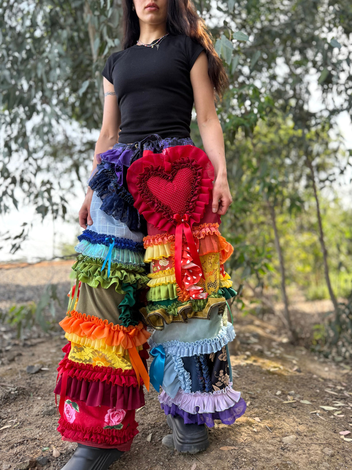 Upcycled Adjustable-Waist Pants