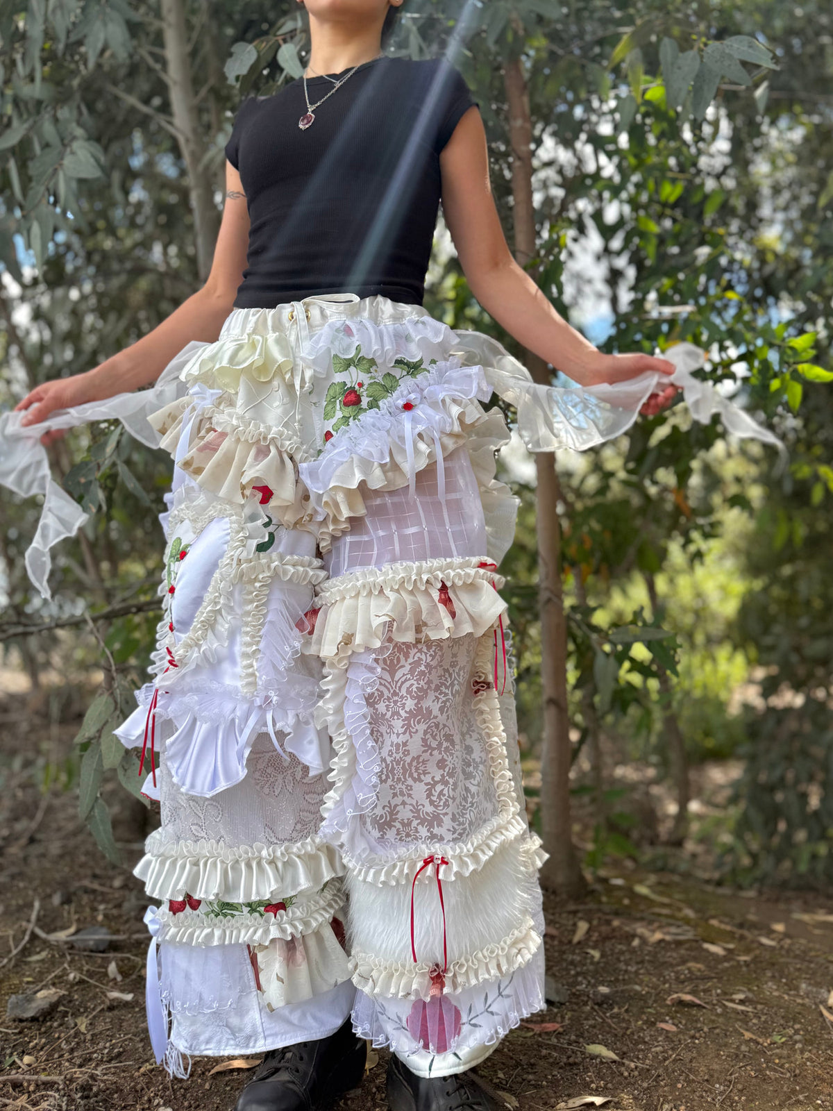 Upcycled Adjustable-Waist Pants