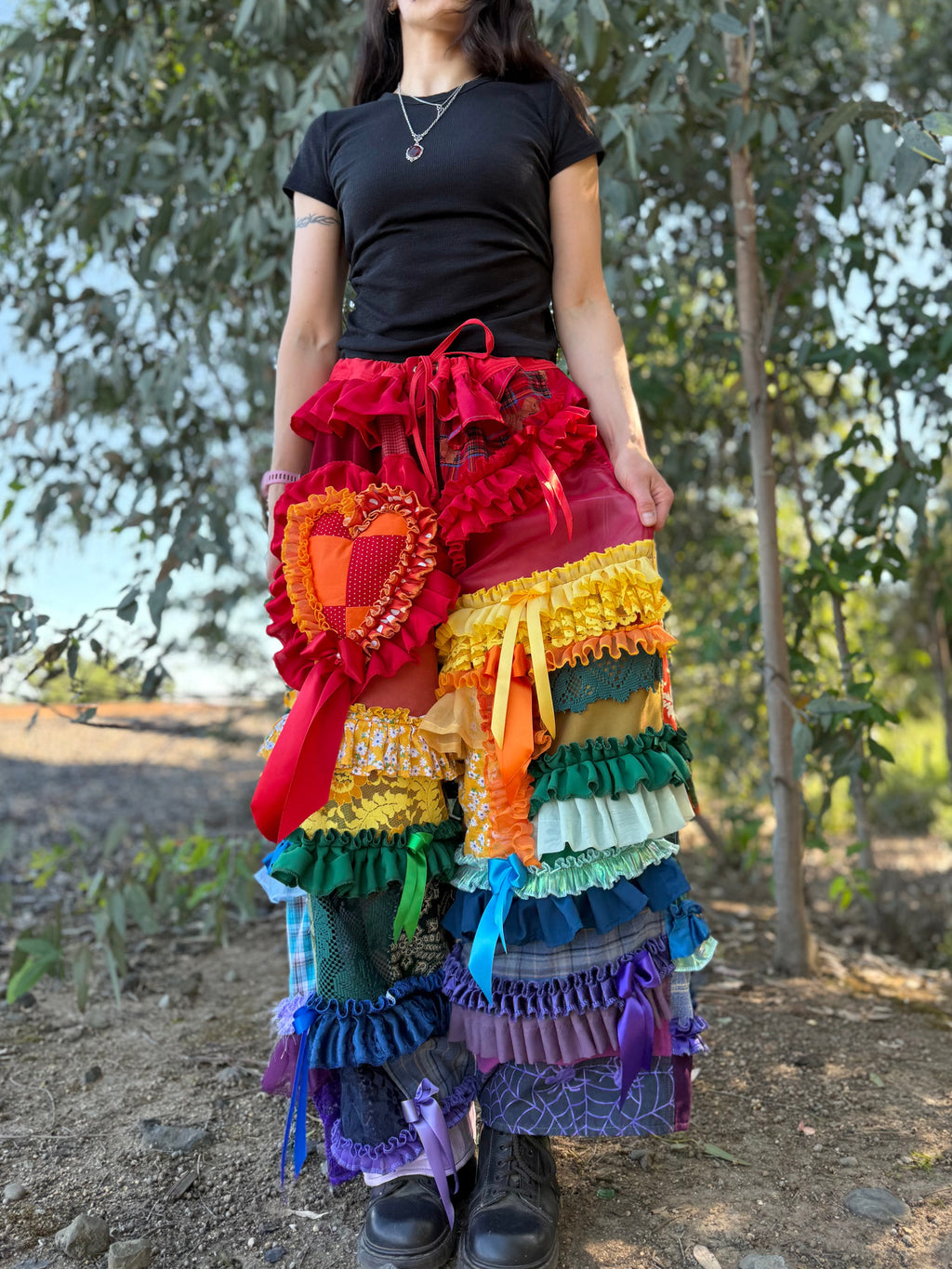 Upcycled Adjustable-Waist Pants