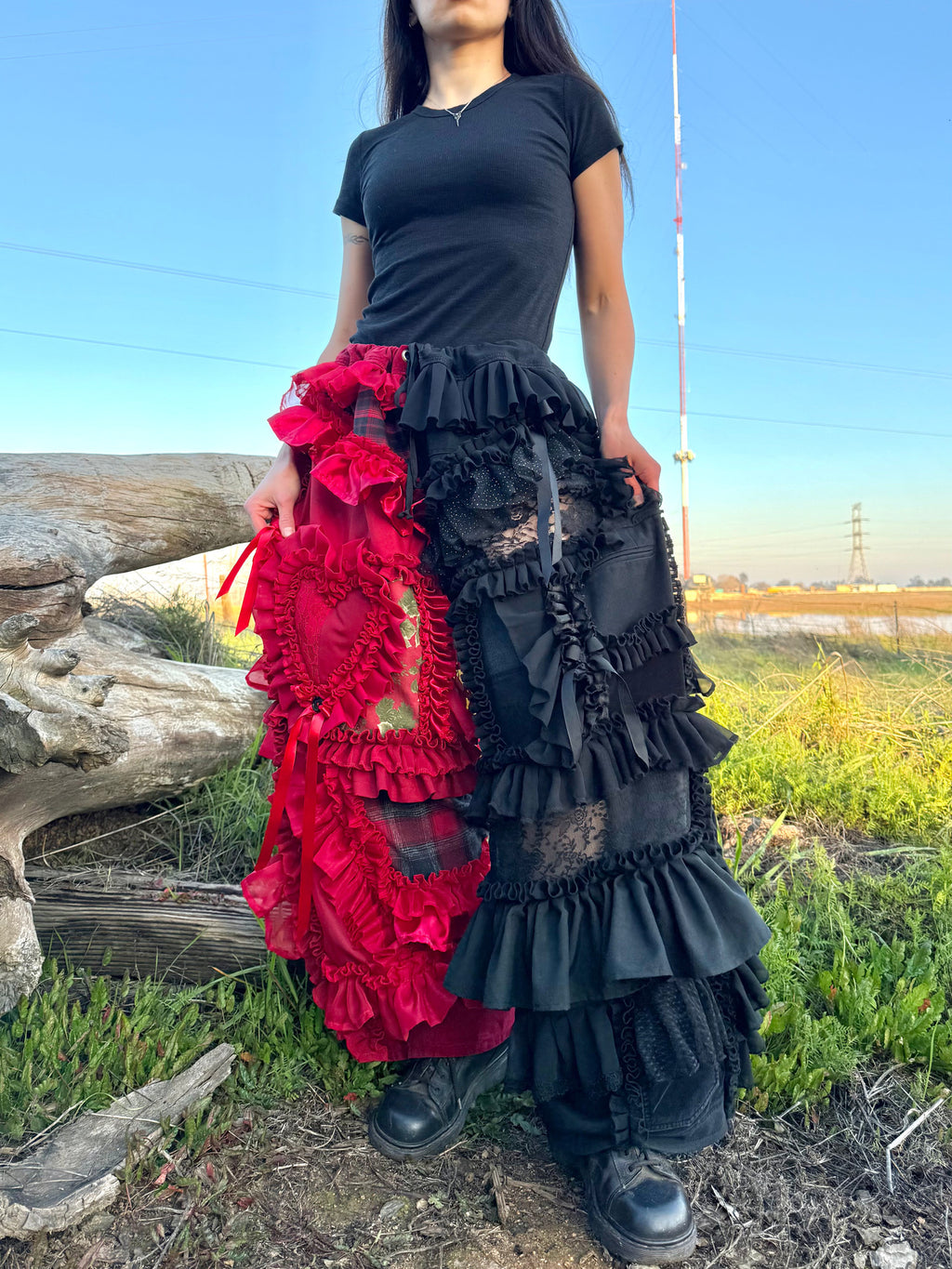 Upcycled Adjustable-Waist Pants