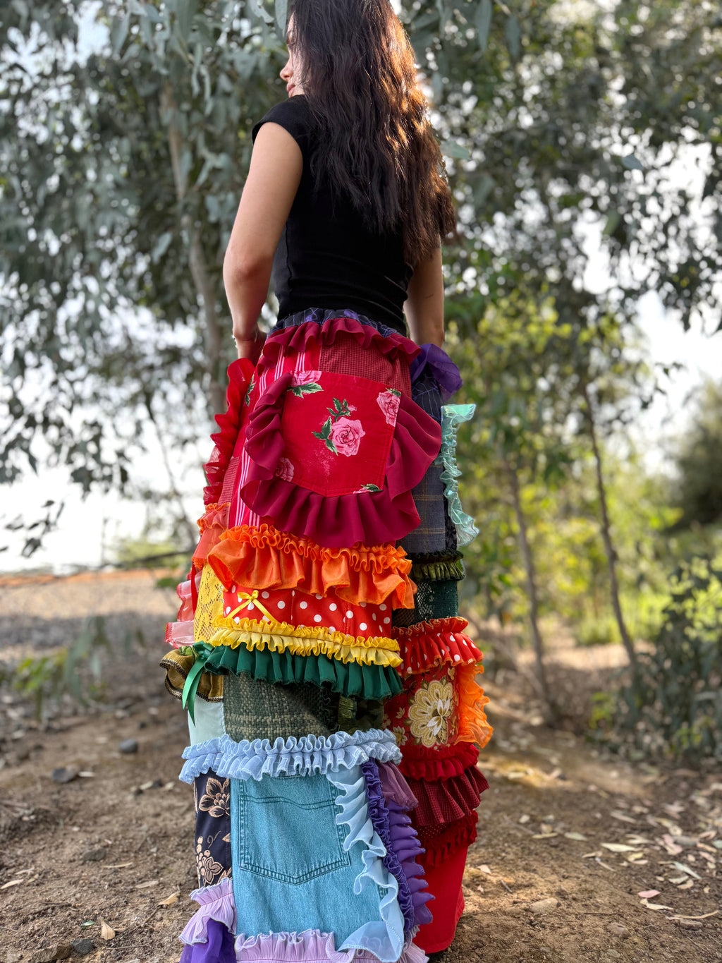 Upcycled Adjustable-Waist Pants