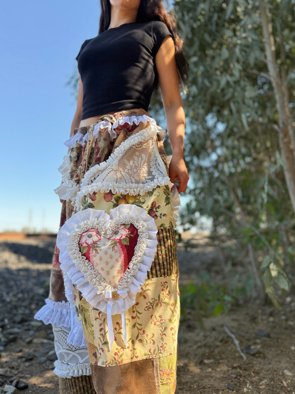 Upcycled Adjustable-Waist Pants