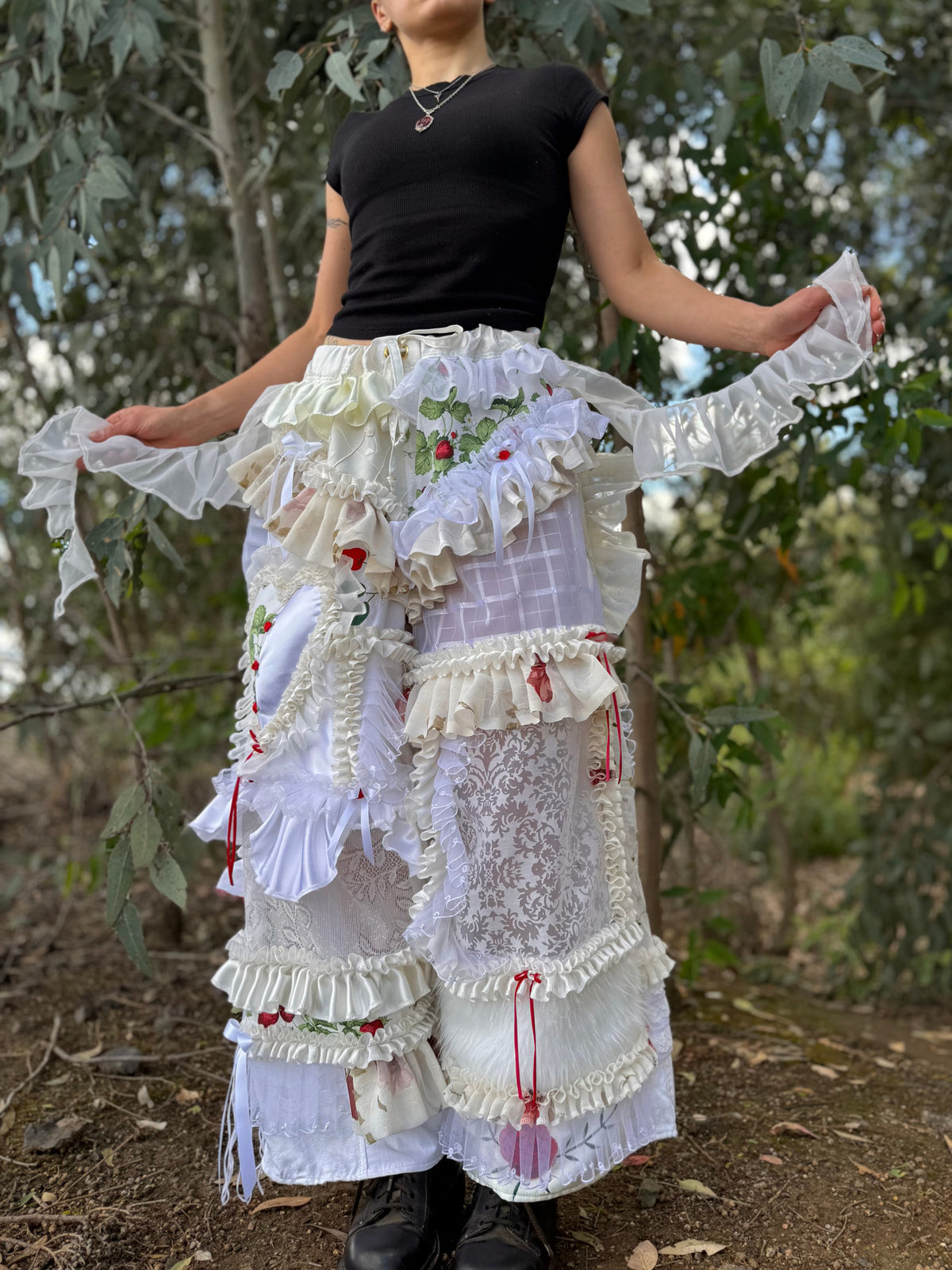 Upcycled Adjustable-Waist Pants