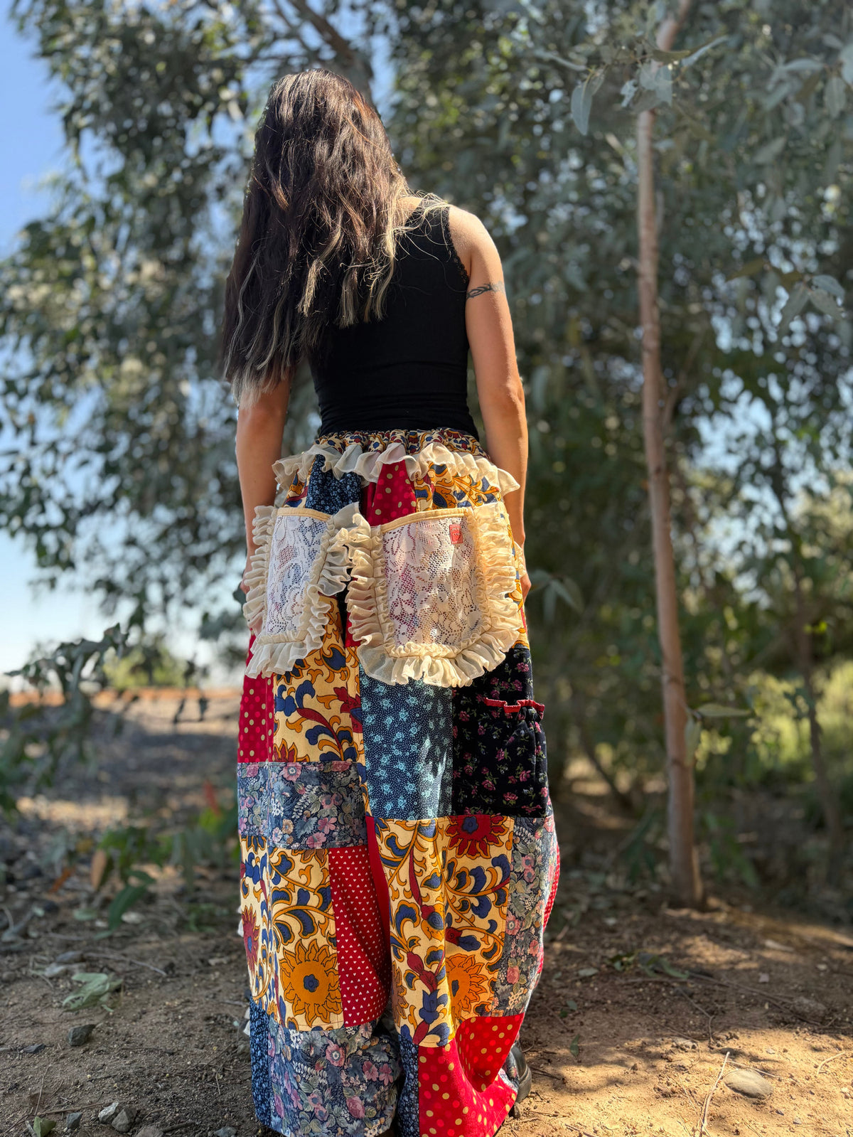Upcycled Adjustable-Waist Pants