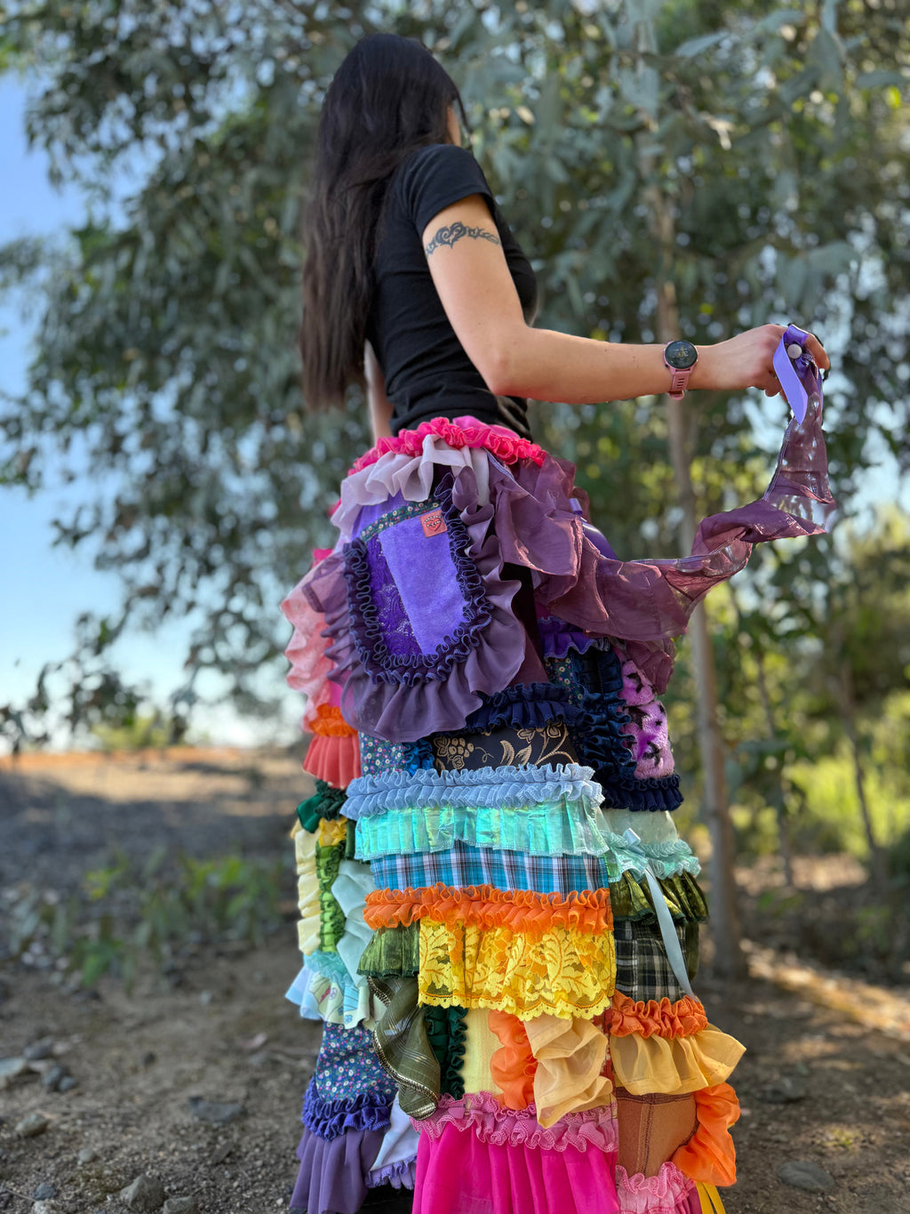 Upcycled Adjustable-Waist Pants