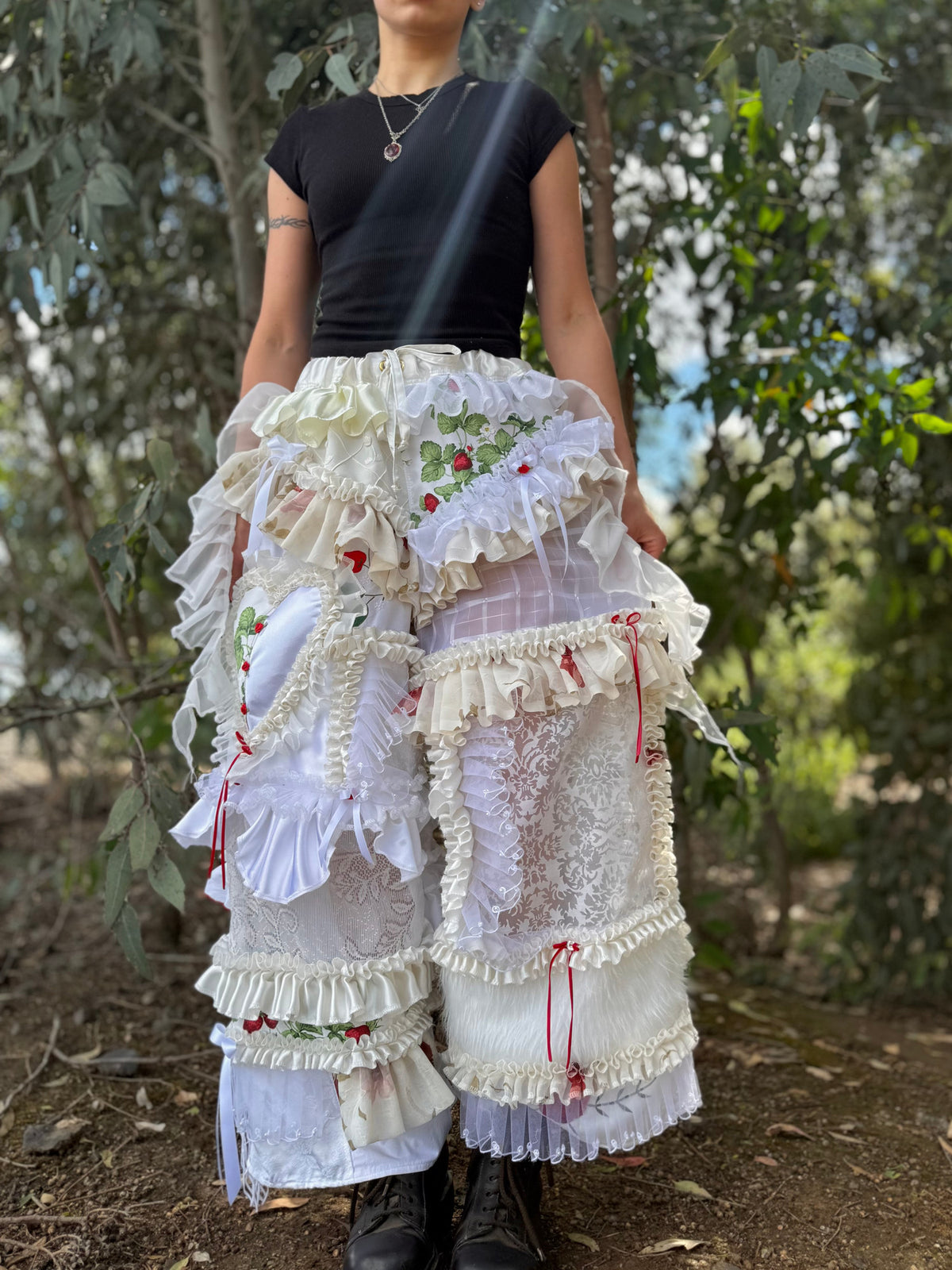 Upcycled Adjustable-Waist Pants