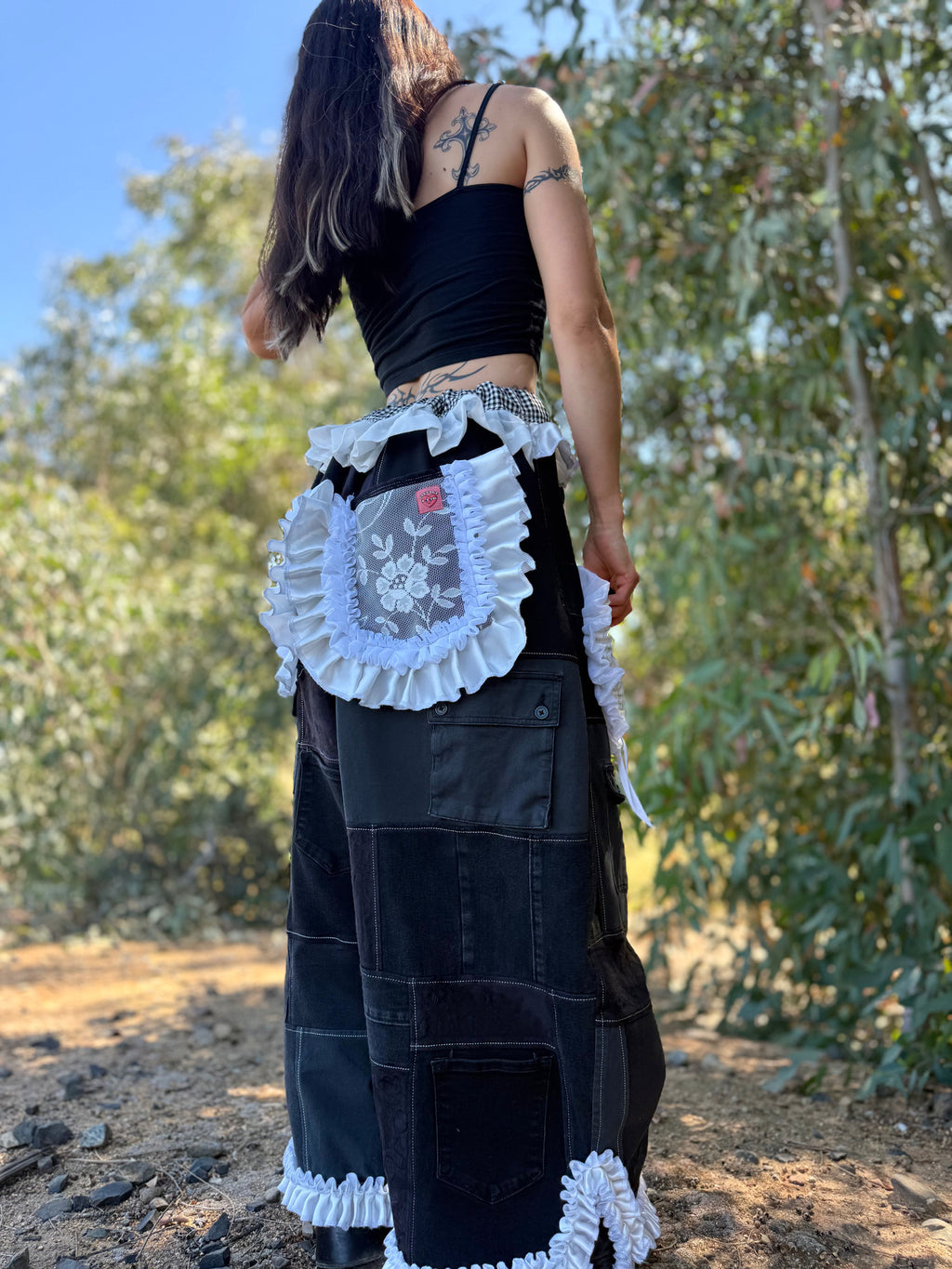 Upcycled Adjustable-Waist Pants