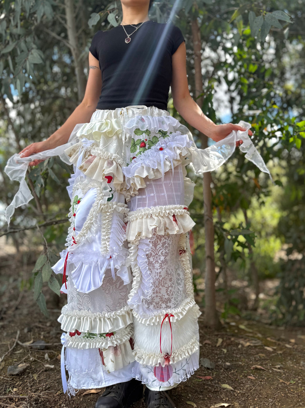 Upcycled Adjustable-Waist Pants