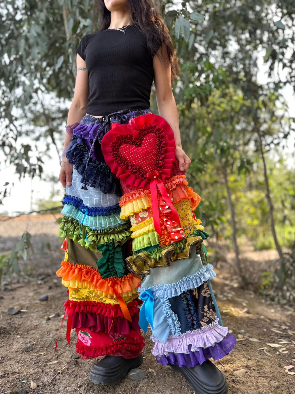 Upcycled Adjustable-Waist Pants