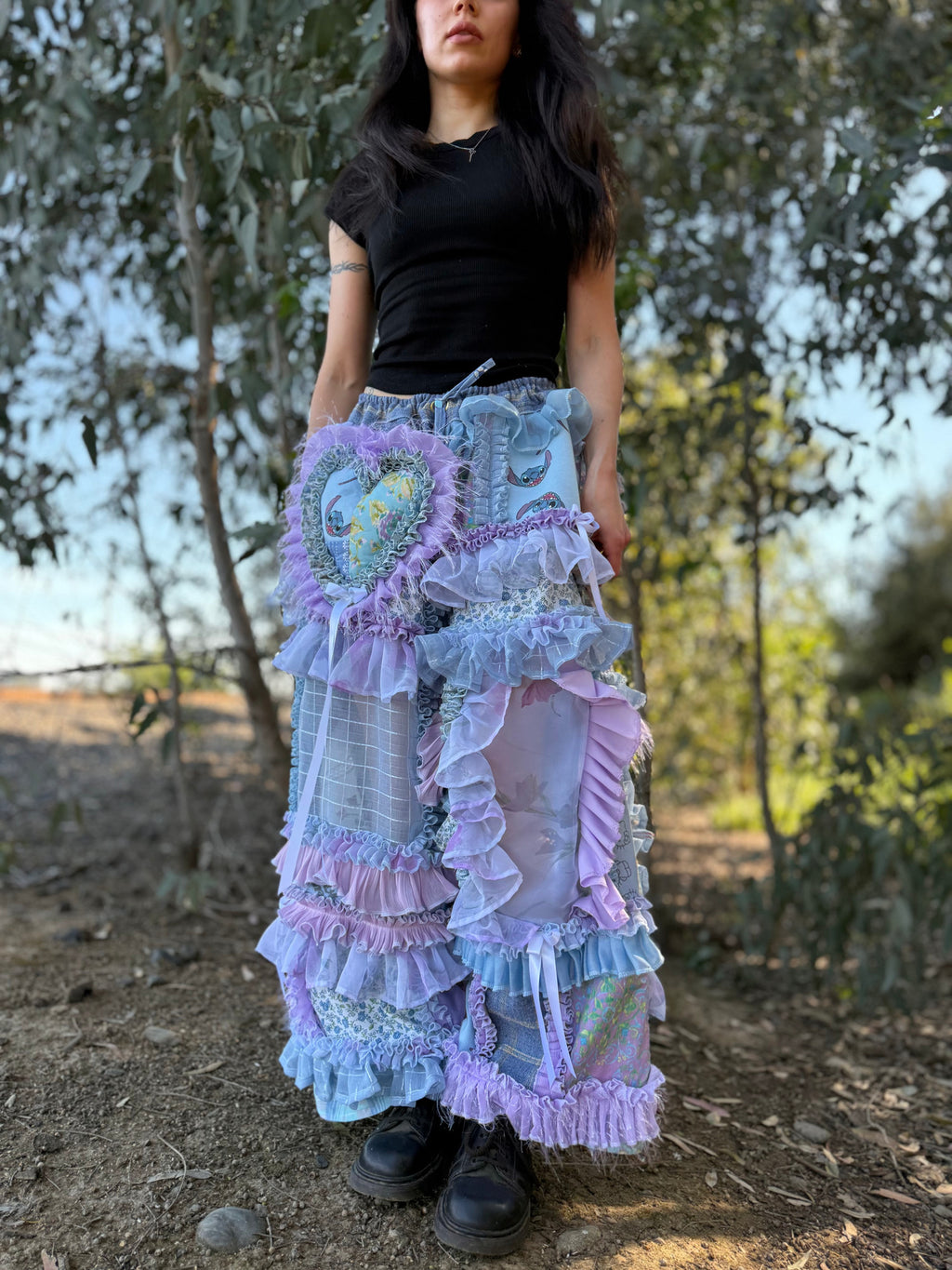 Upcycled Adjustable-Waist Pants