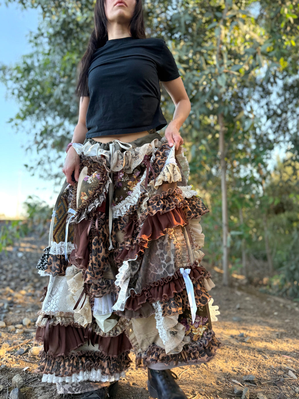 Upcycled Adjustable-Waist Pants