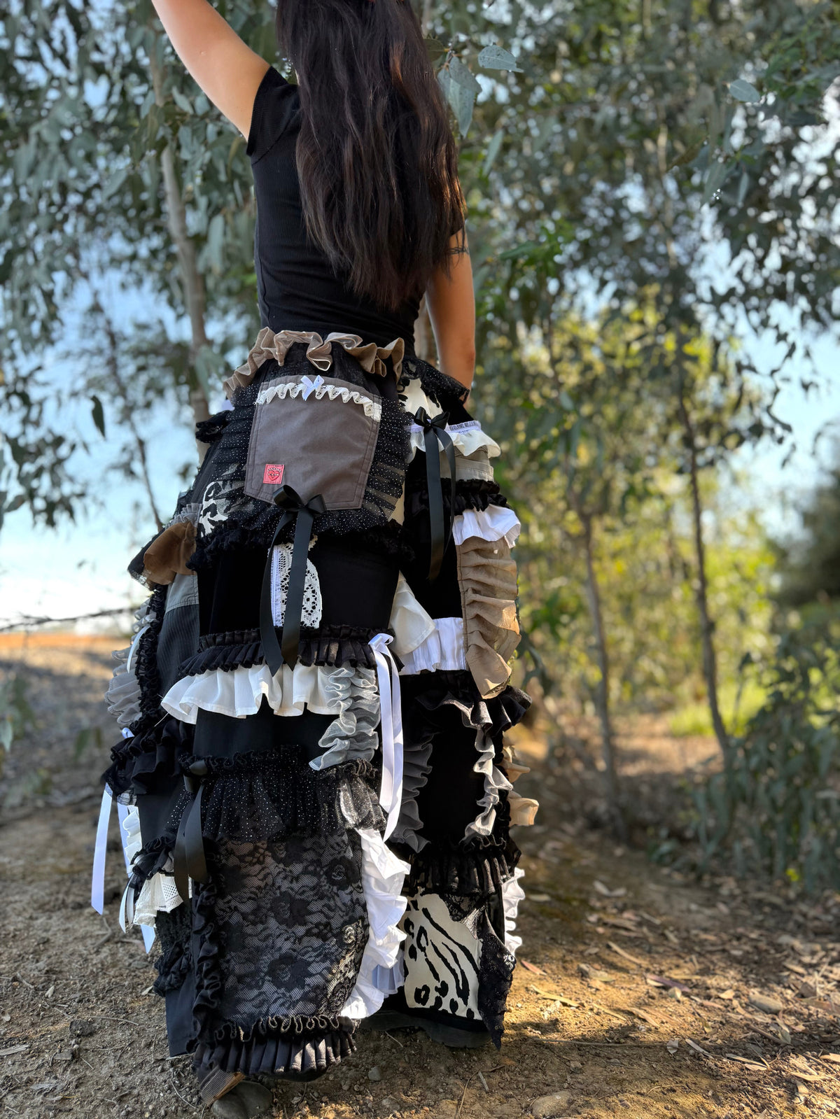 Upcycled Adjustable-Waist Pants