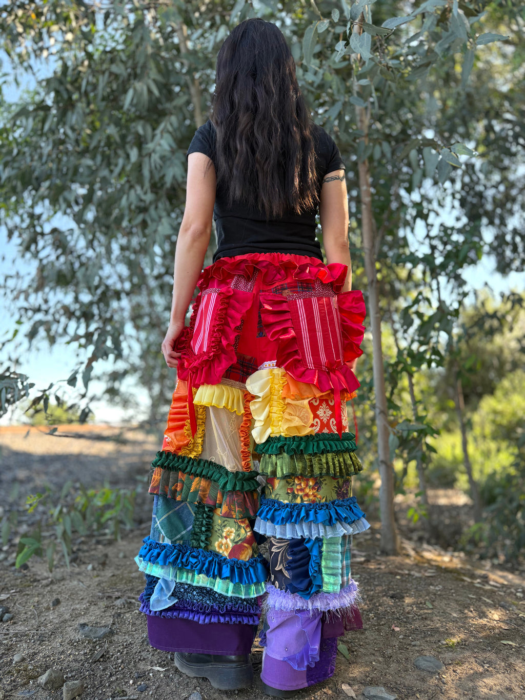 Upcycled Adjustable-Waist Pants