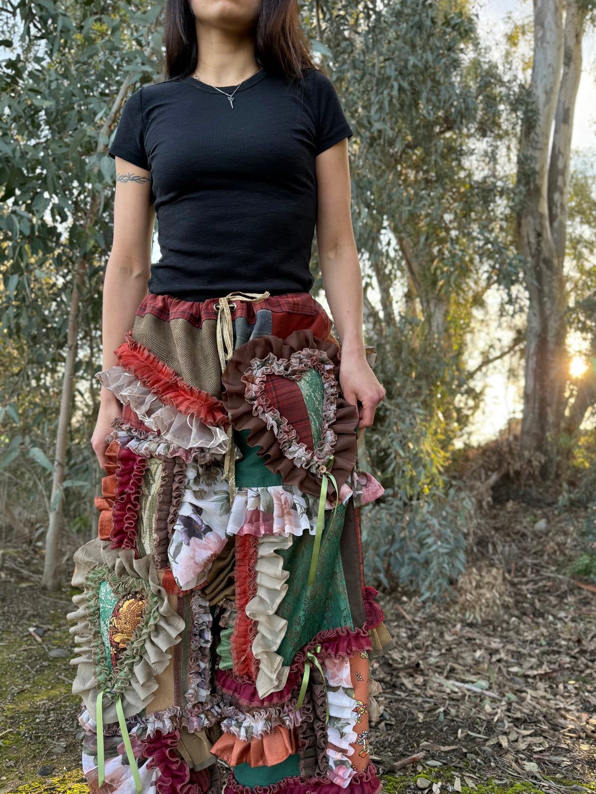 Upcycled Adjustable-Waist Pants