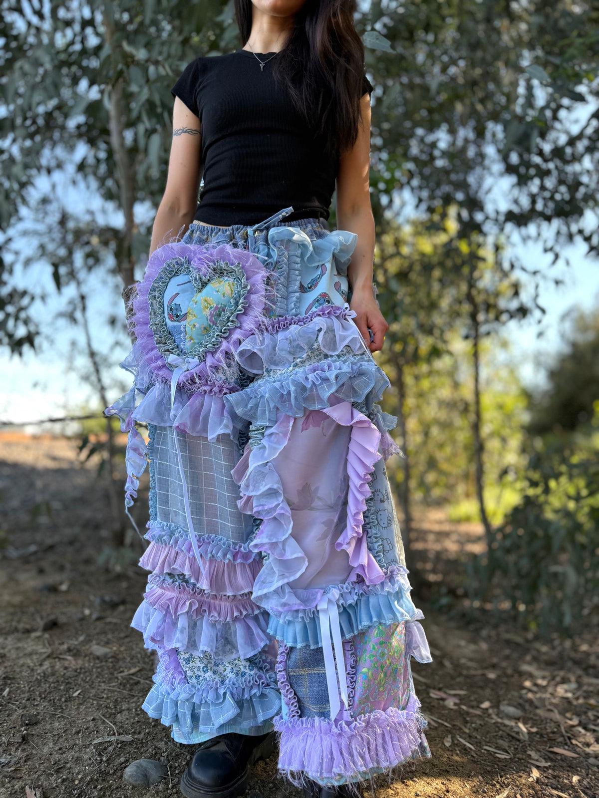 Upcycled Adjustable-Waist Pants