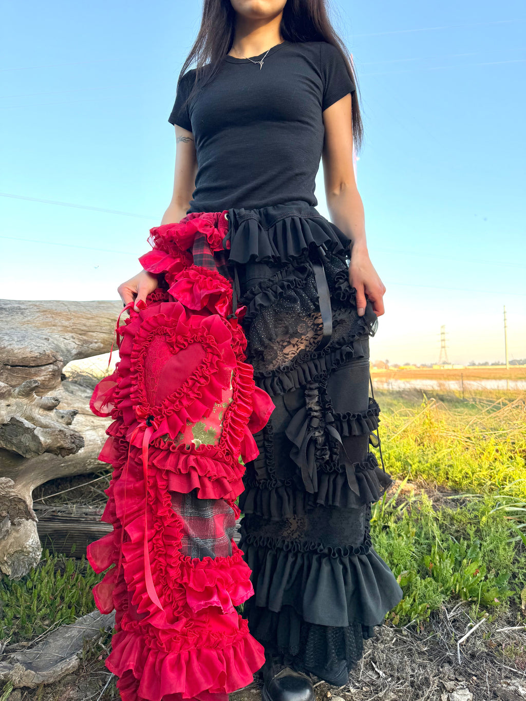 Upcycled Adjustable-Waist Pants