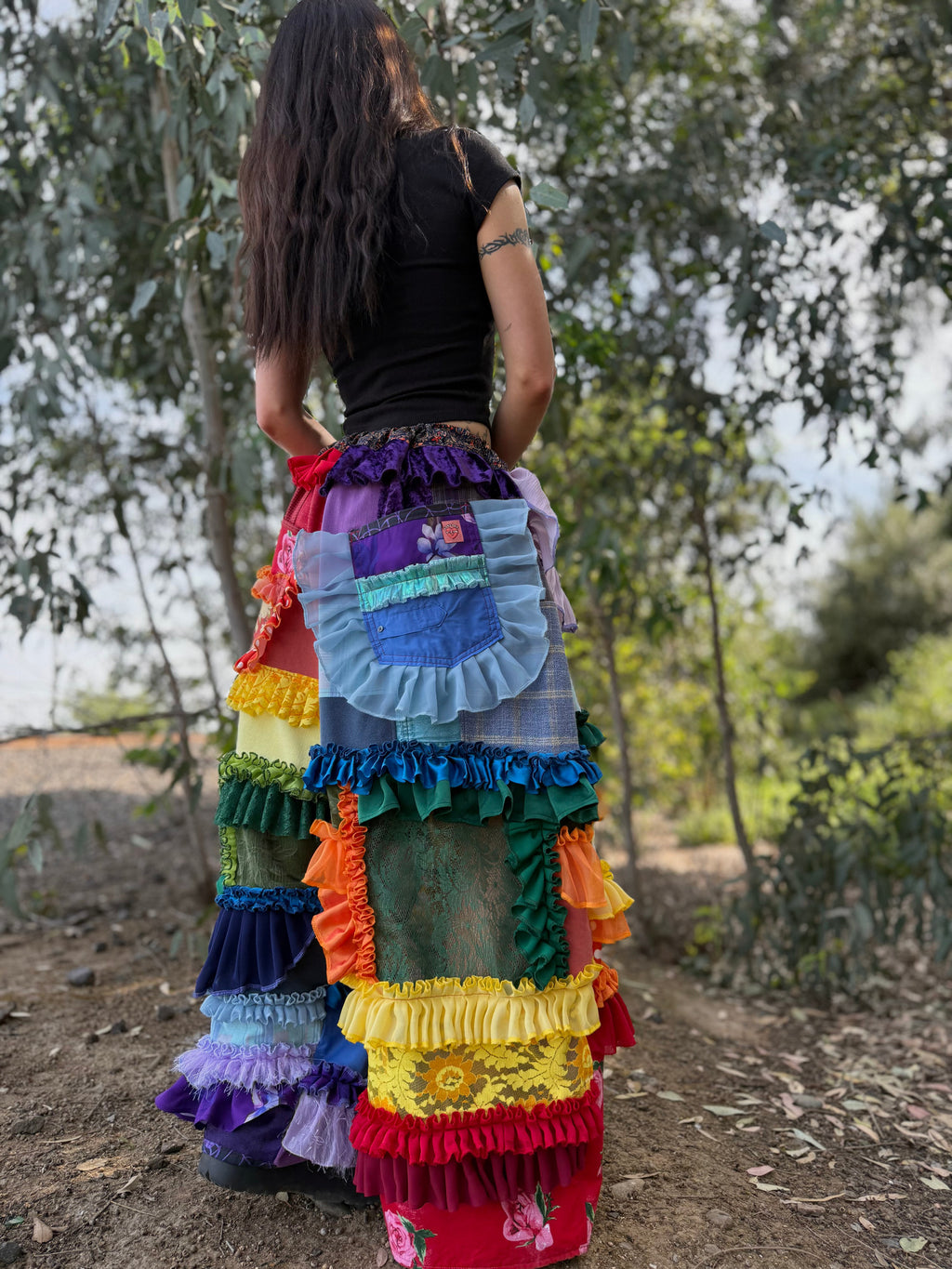 Upcycled Adjustable-Waist Pants