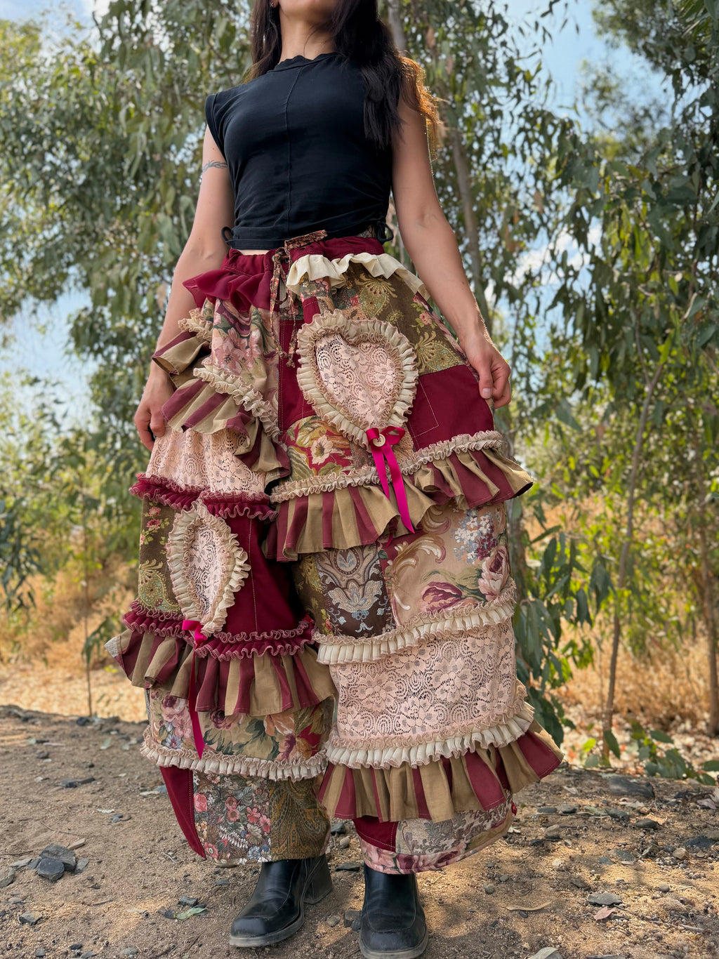 Upcycled Adjustable-Waist Pants