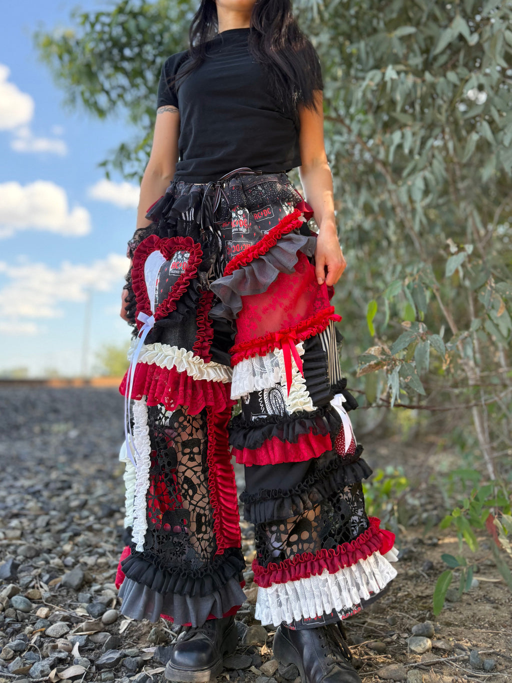 Upcycled Adjustable-Waist Pants