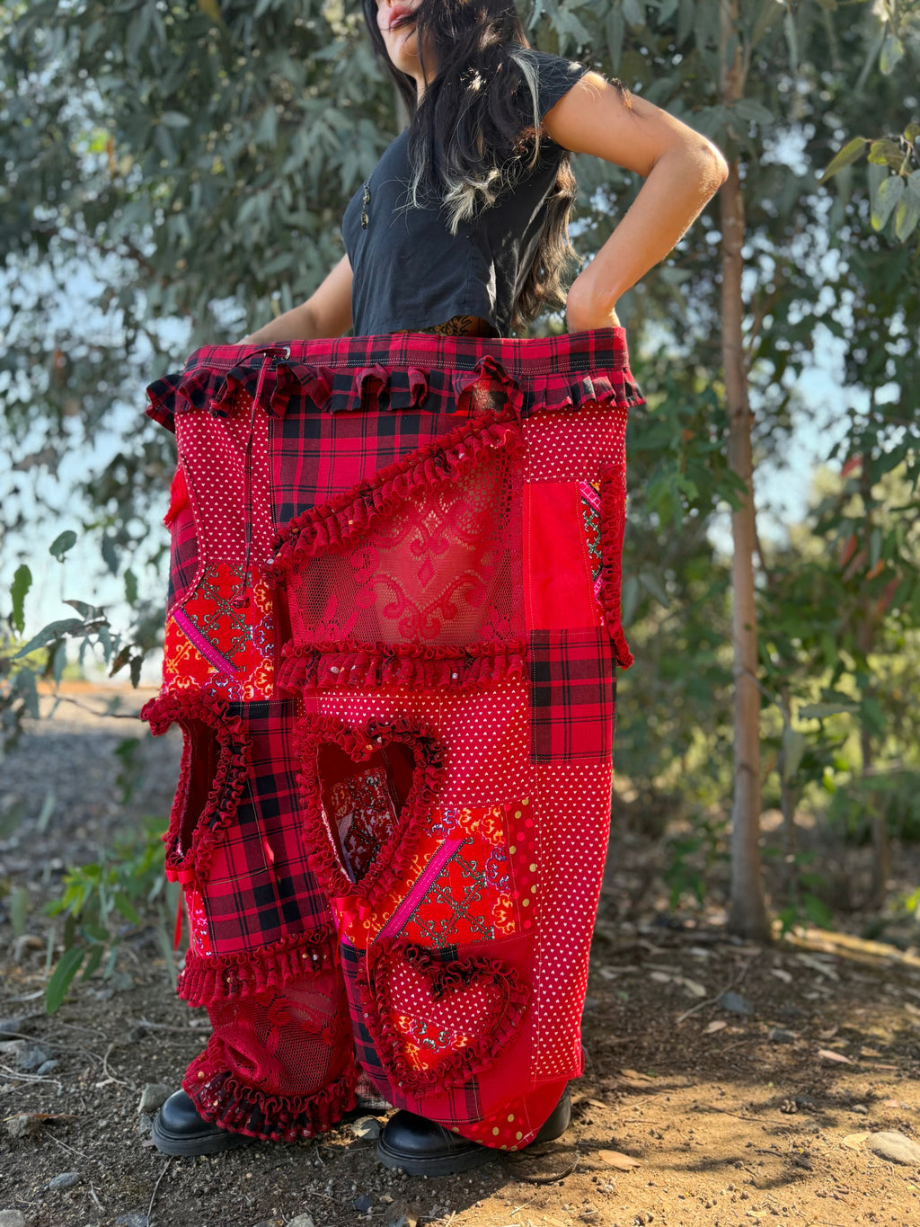 Upcycled Adjustable-Waist Pants