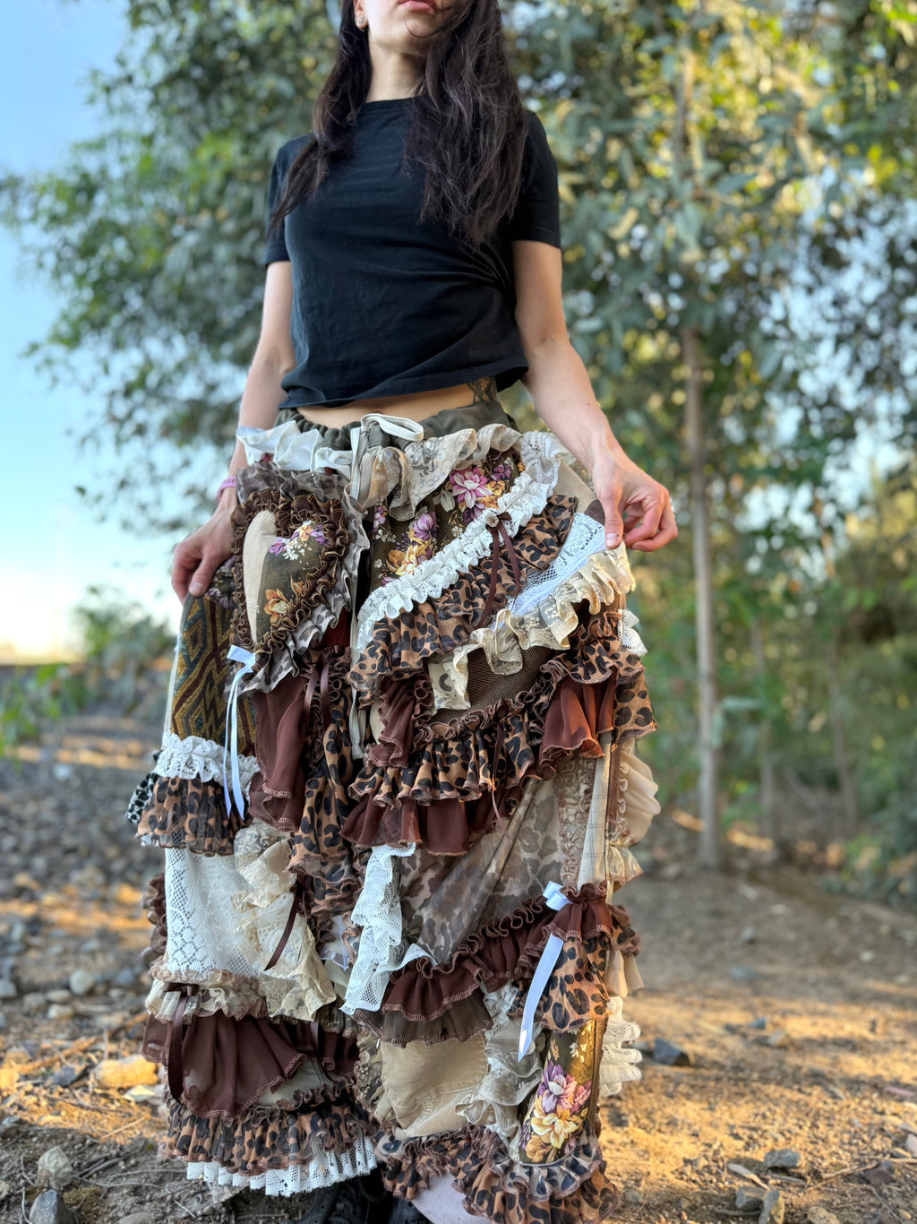 Upcycled Adjustable-Waist Pants