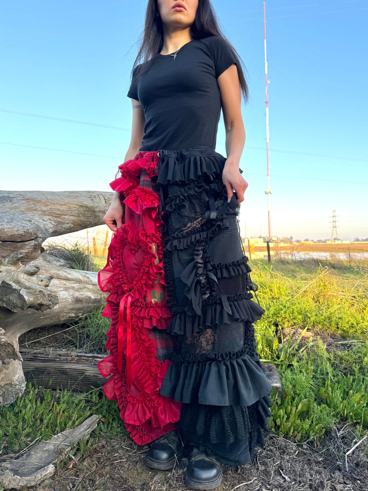 Upcycled Adjustable-Waist Pants
