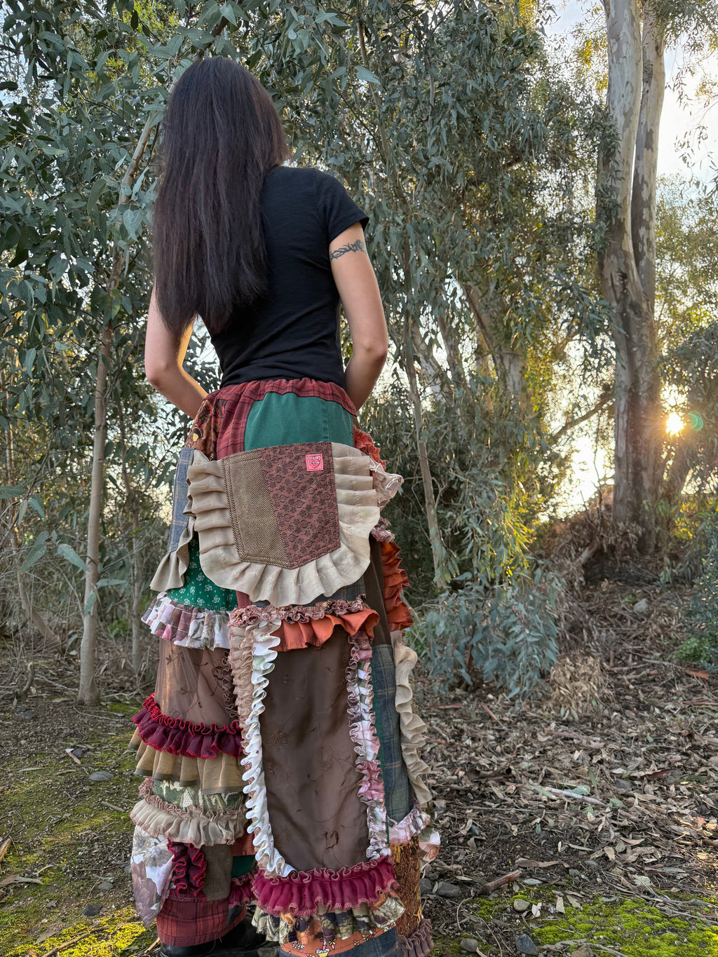 Upcycled Adjustable-Waist Pants