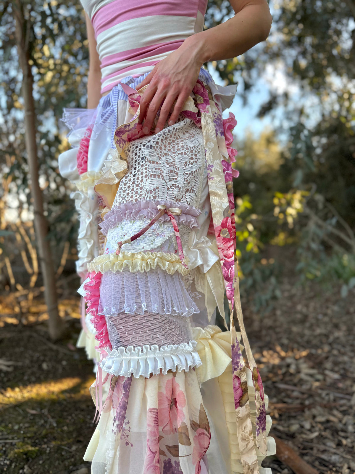 Upcycled Adjustable-Waist Pants