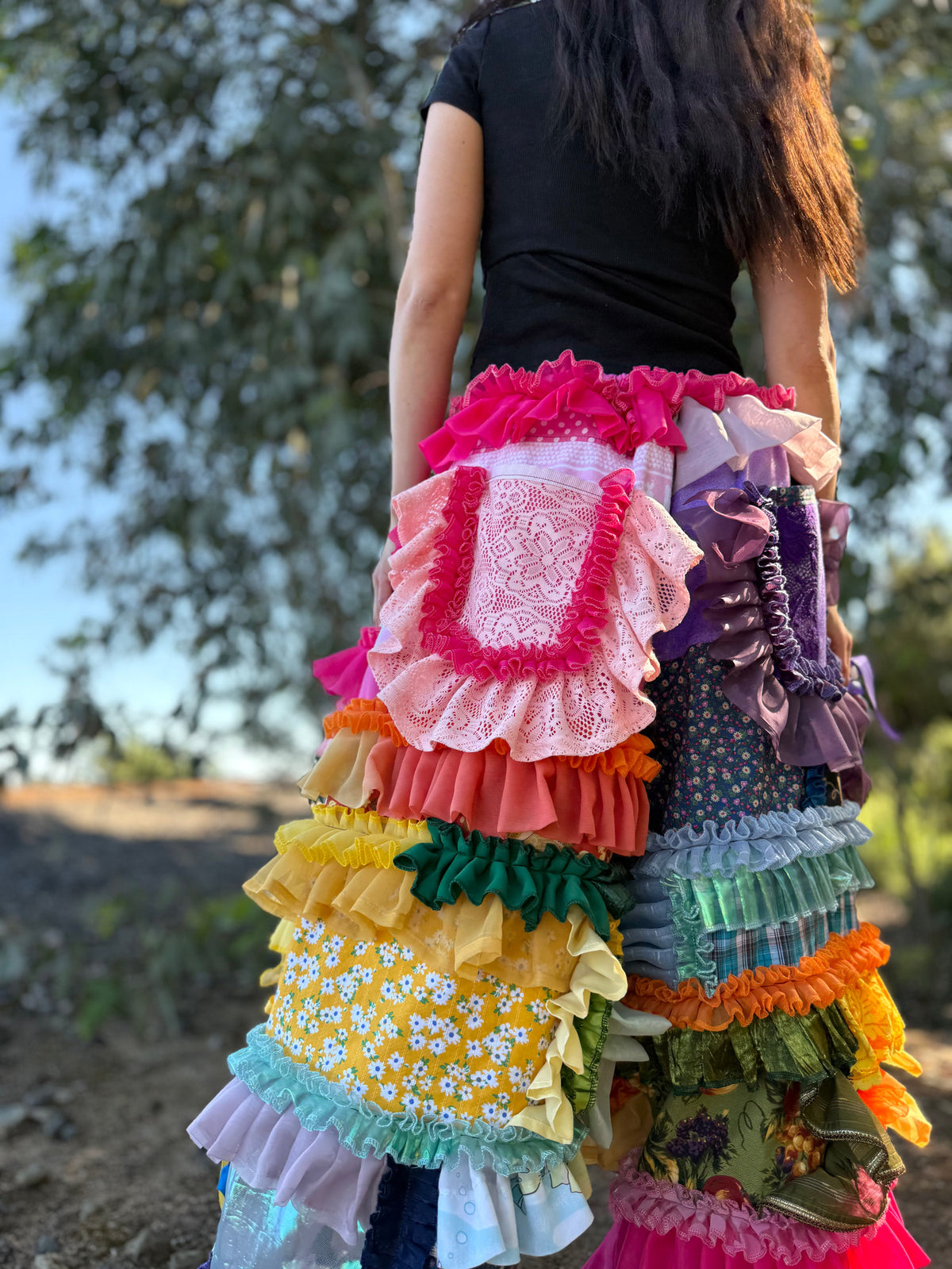 Upcycled Adjustable-Waist Pants