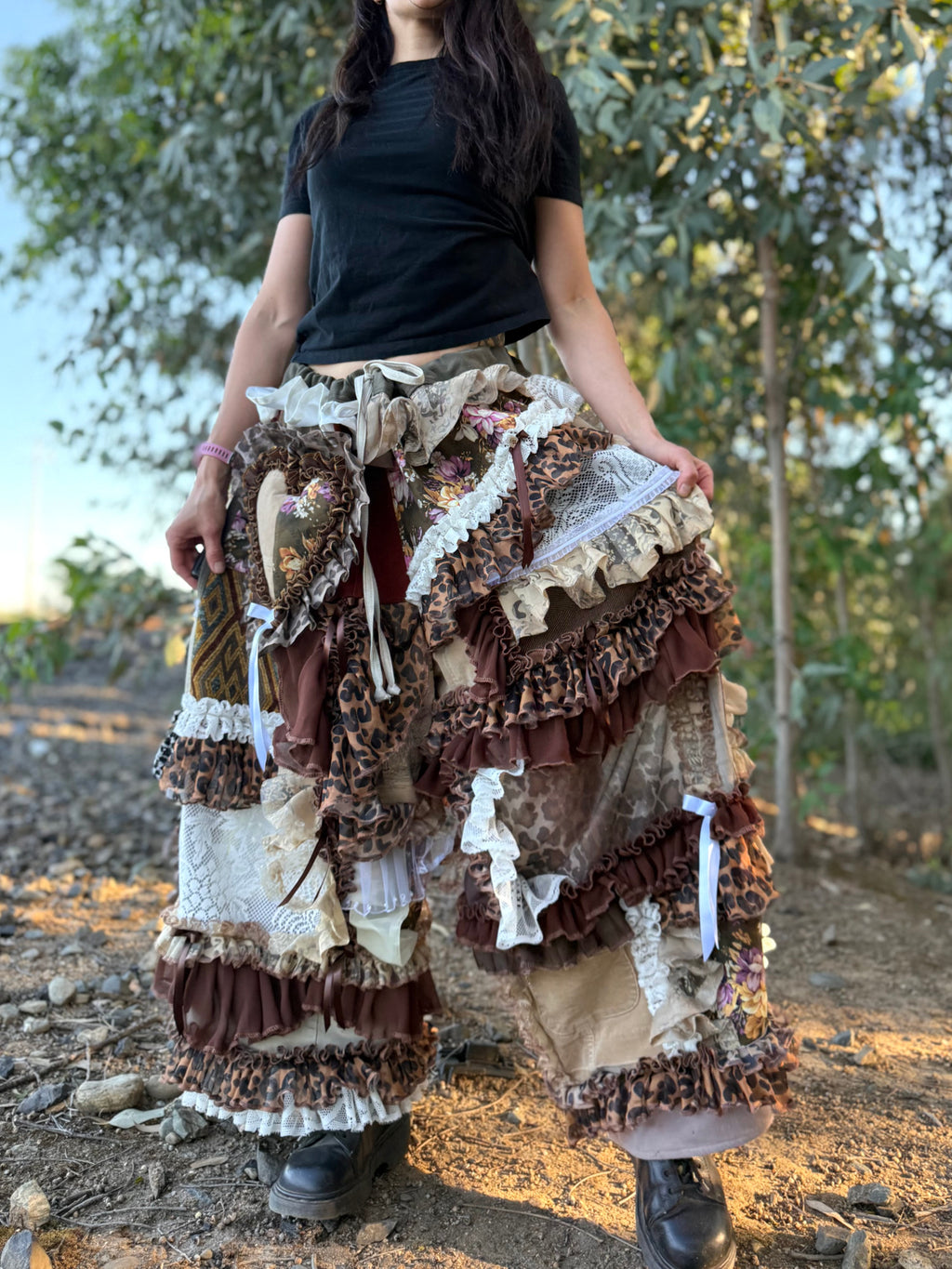Upcycled Adjustable-Waist Pants