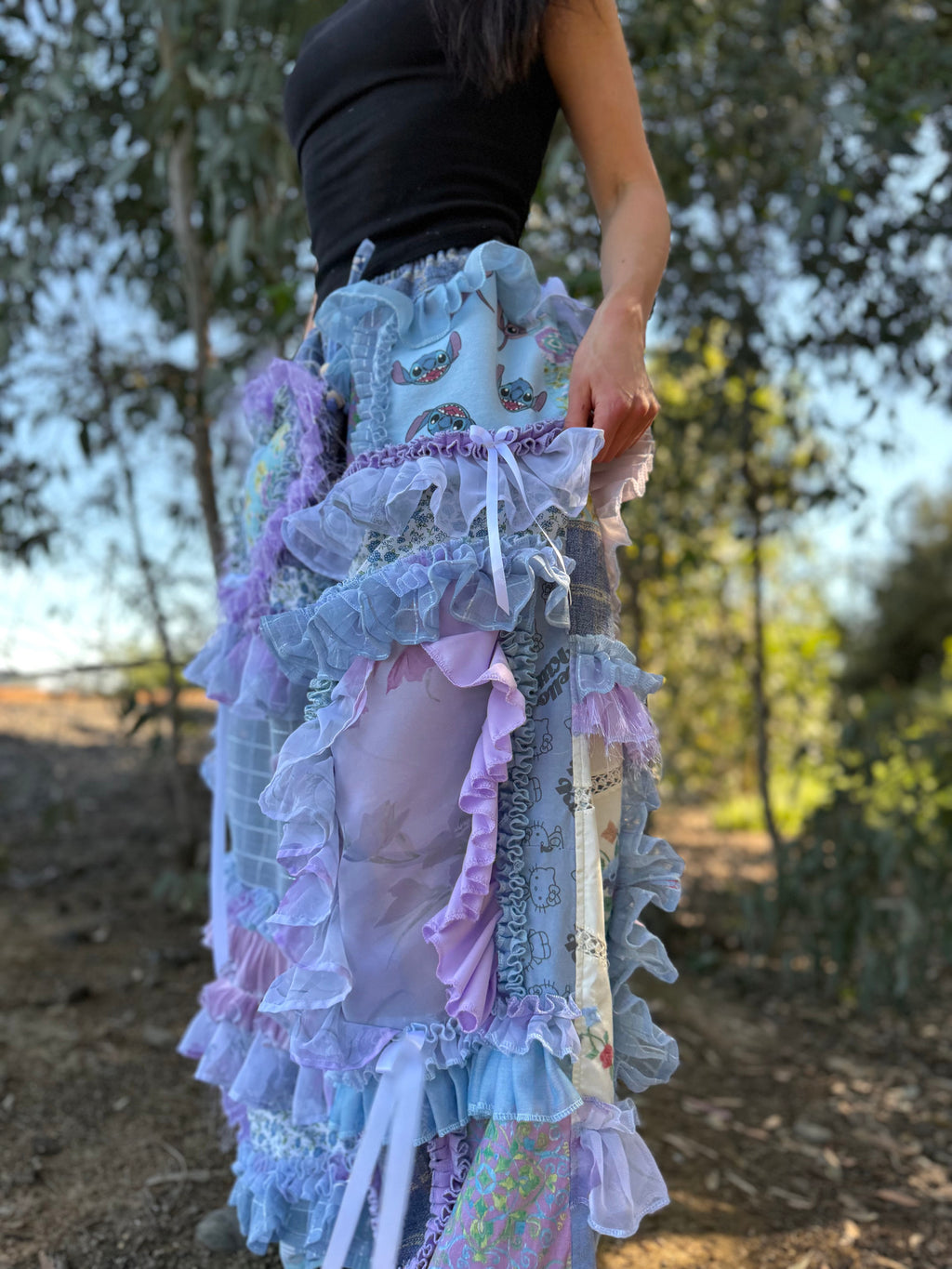 Upcycled Adjustable-Waist Pants