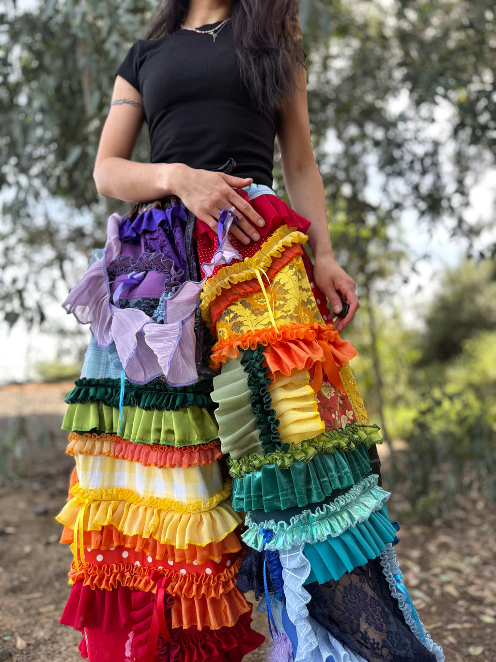 Upcycled Adjustable-Waist Pants