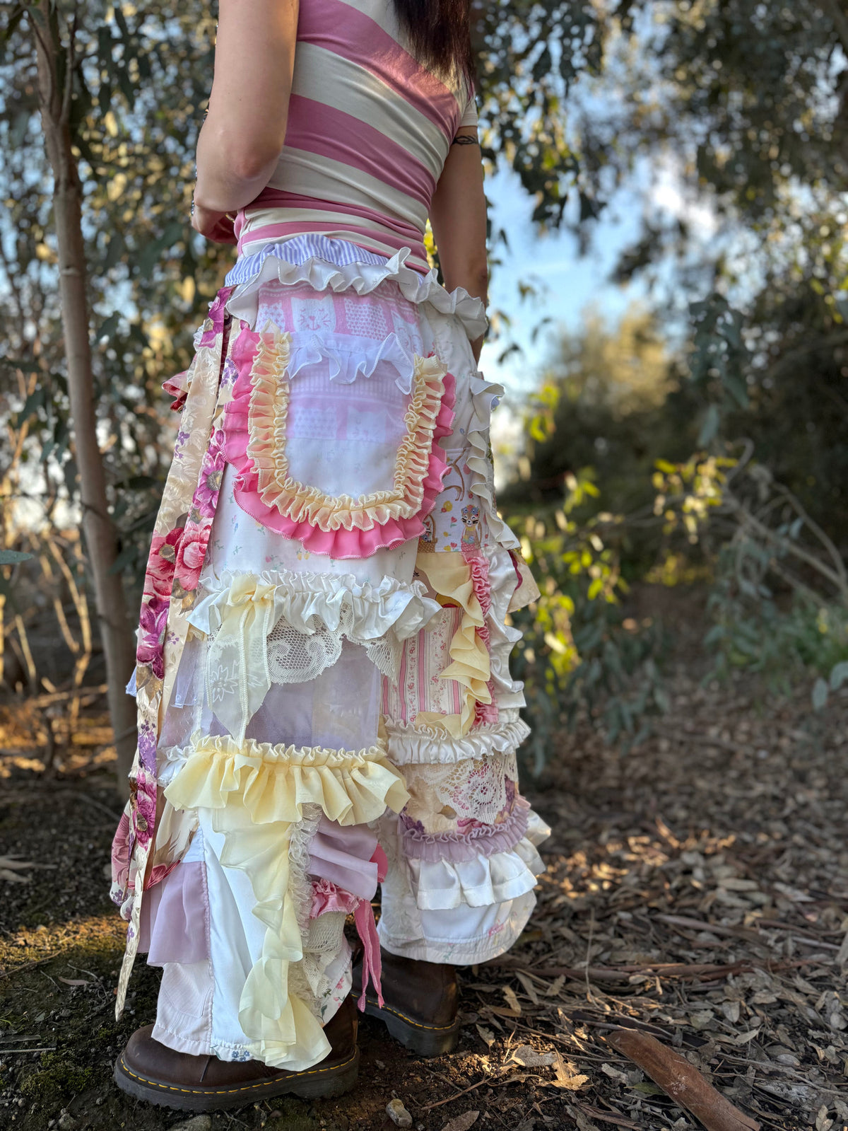 Upcycled Adjustable-Waist Pants