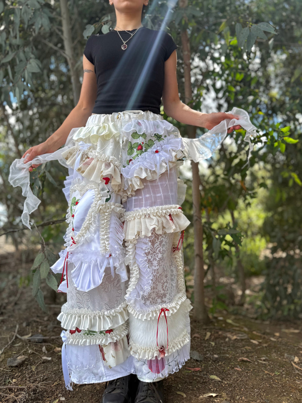 Upcycled Adjustable-Waist Pants