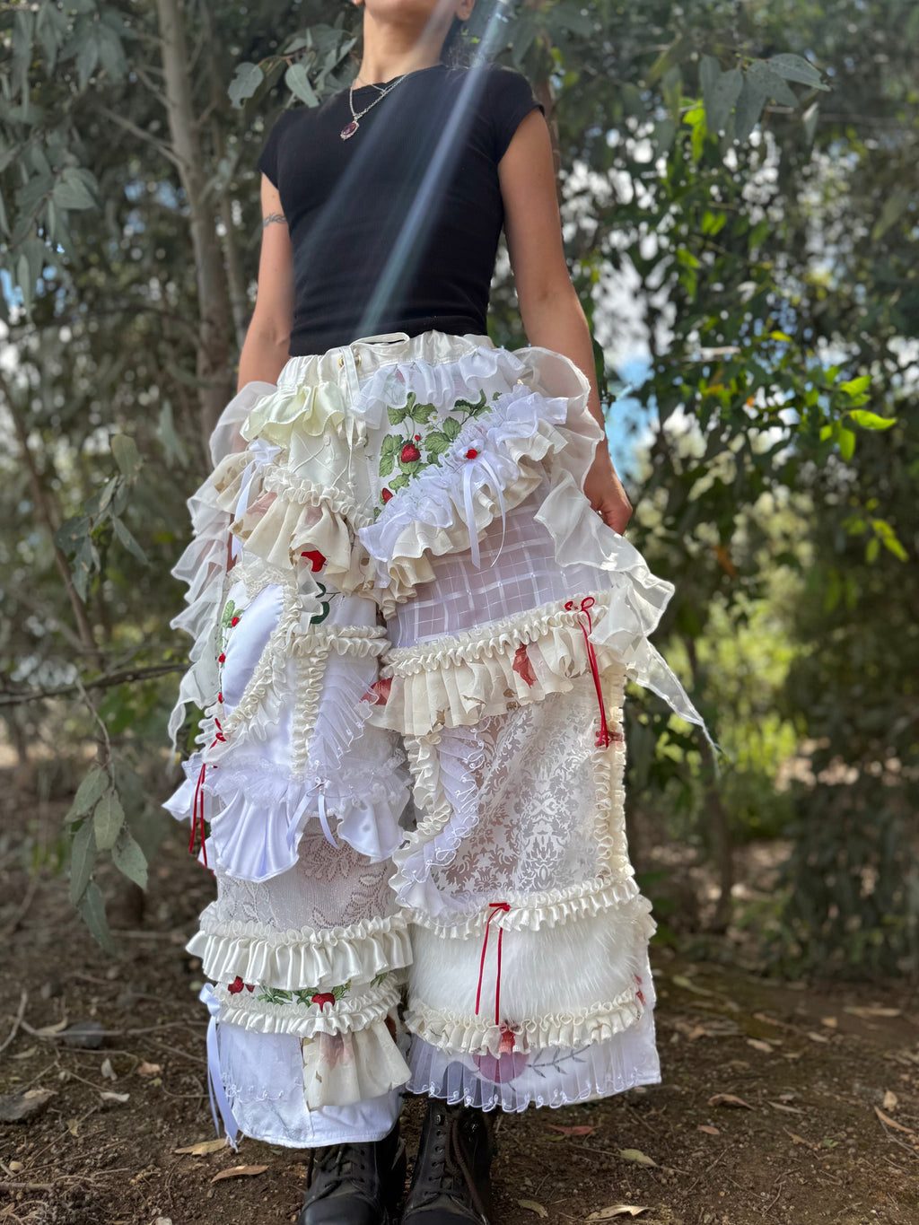 Upcycled Adjustable-Waist Pants