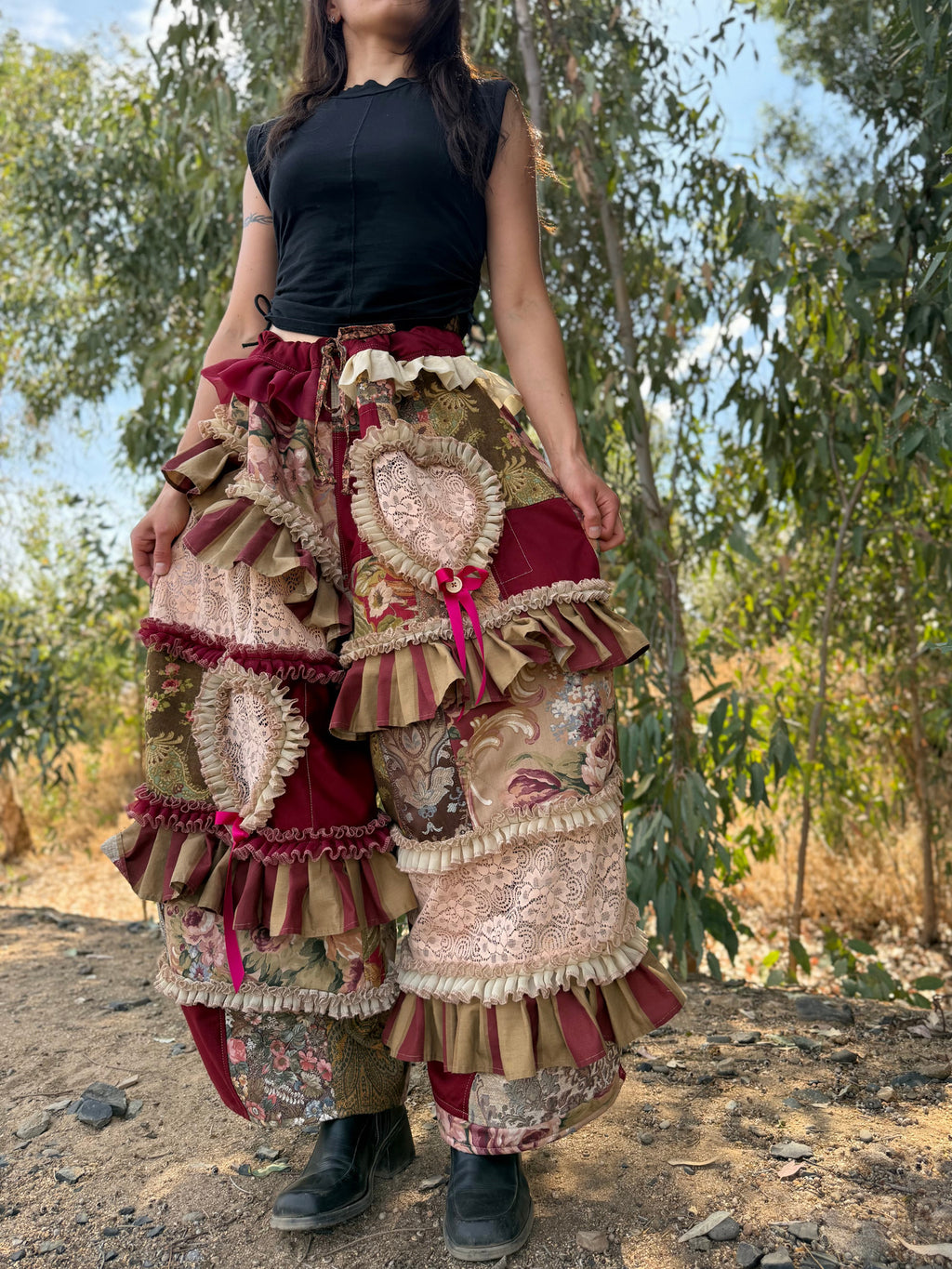 Upcycled Adjustable-Waist Pants