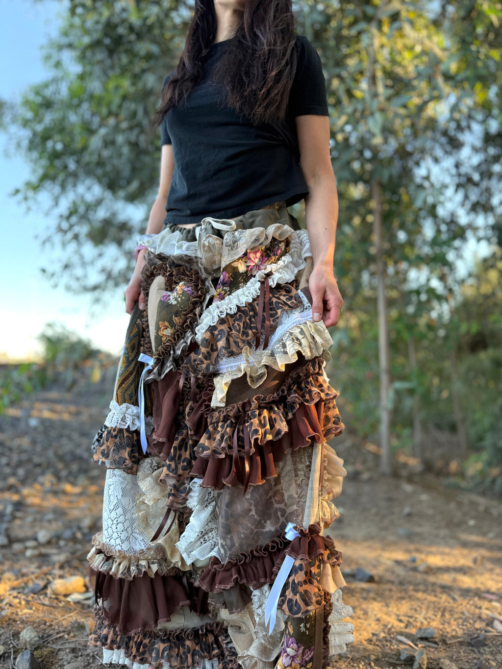 Upcycled Adjustable-Waist Pants