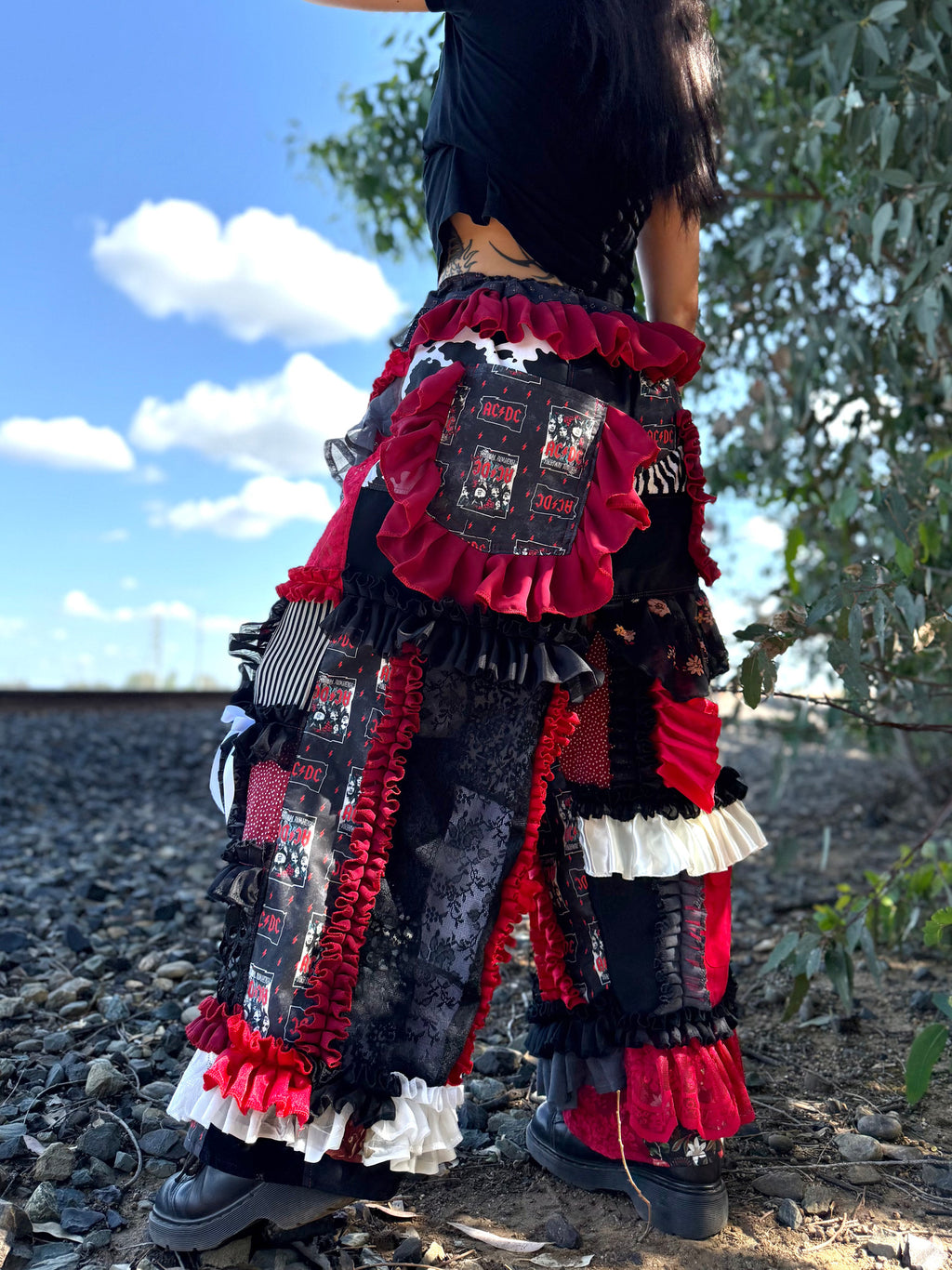 Upcycled Adjustable-Waist Pants