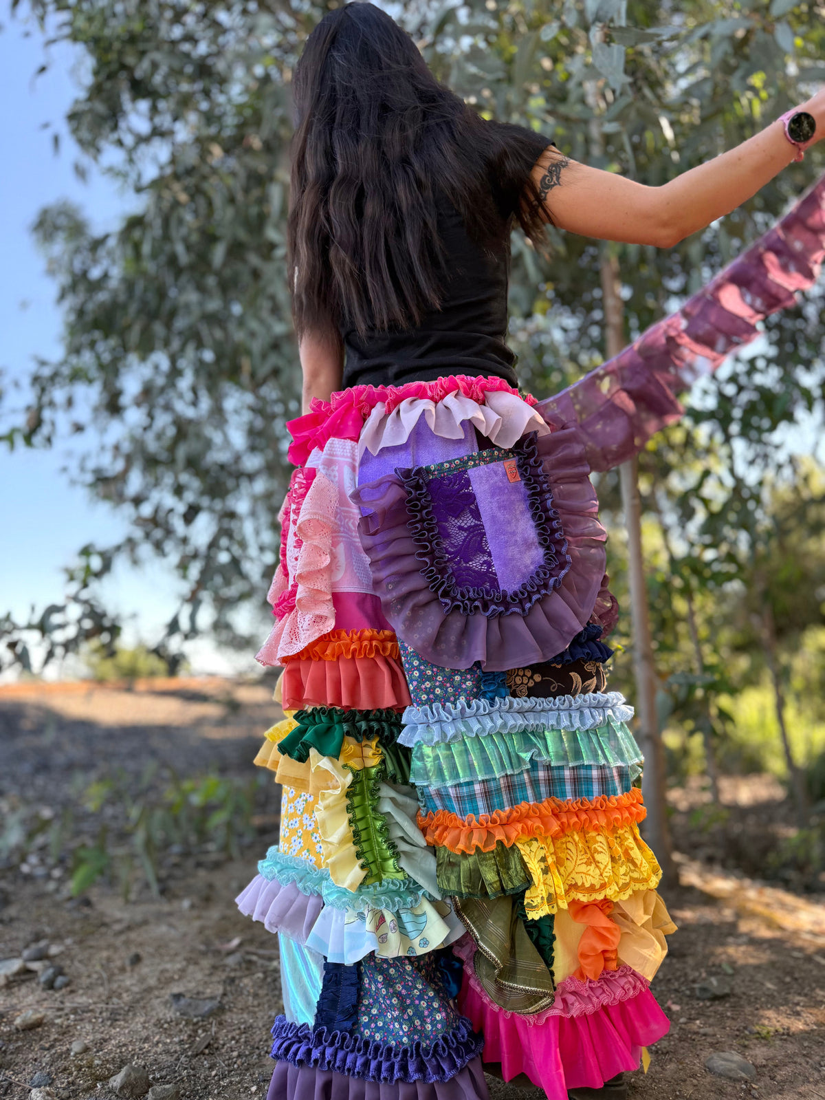 Upcycled Adjustable-Waist Pants