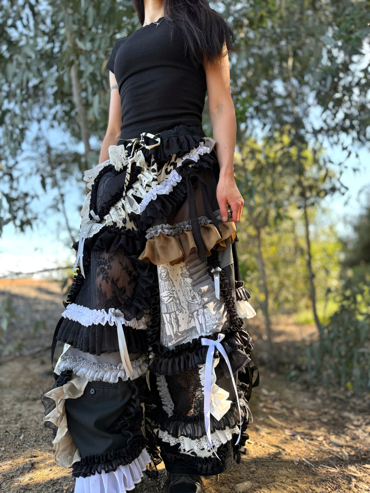 Upcycled Adjustable-Waist Pants
