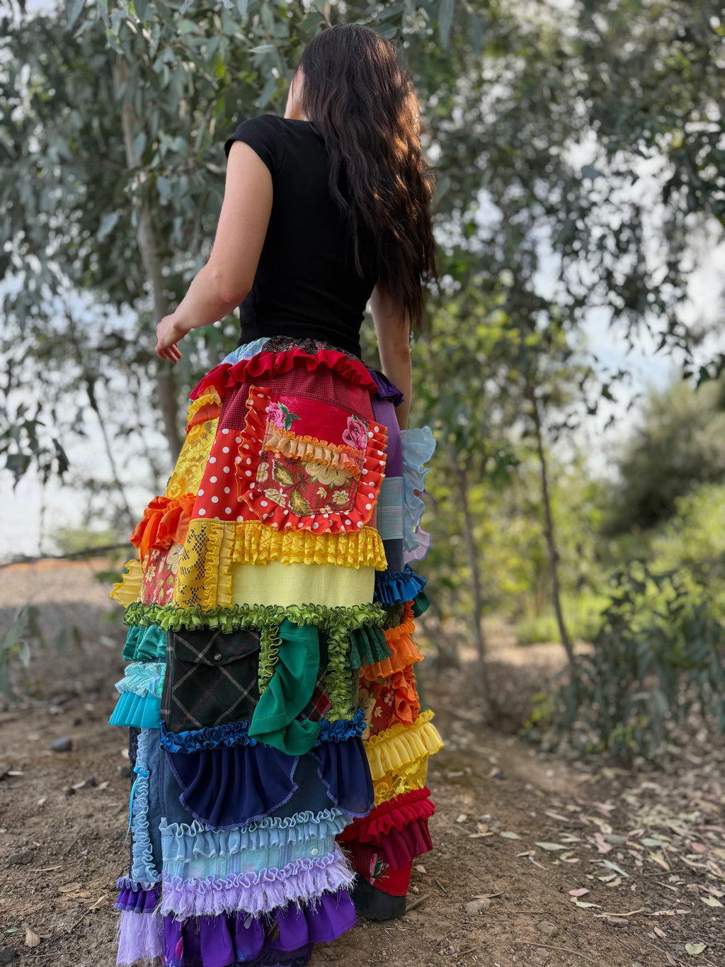 Upcycled Adjustable-Waist Pants