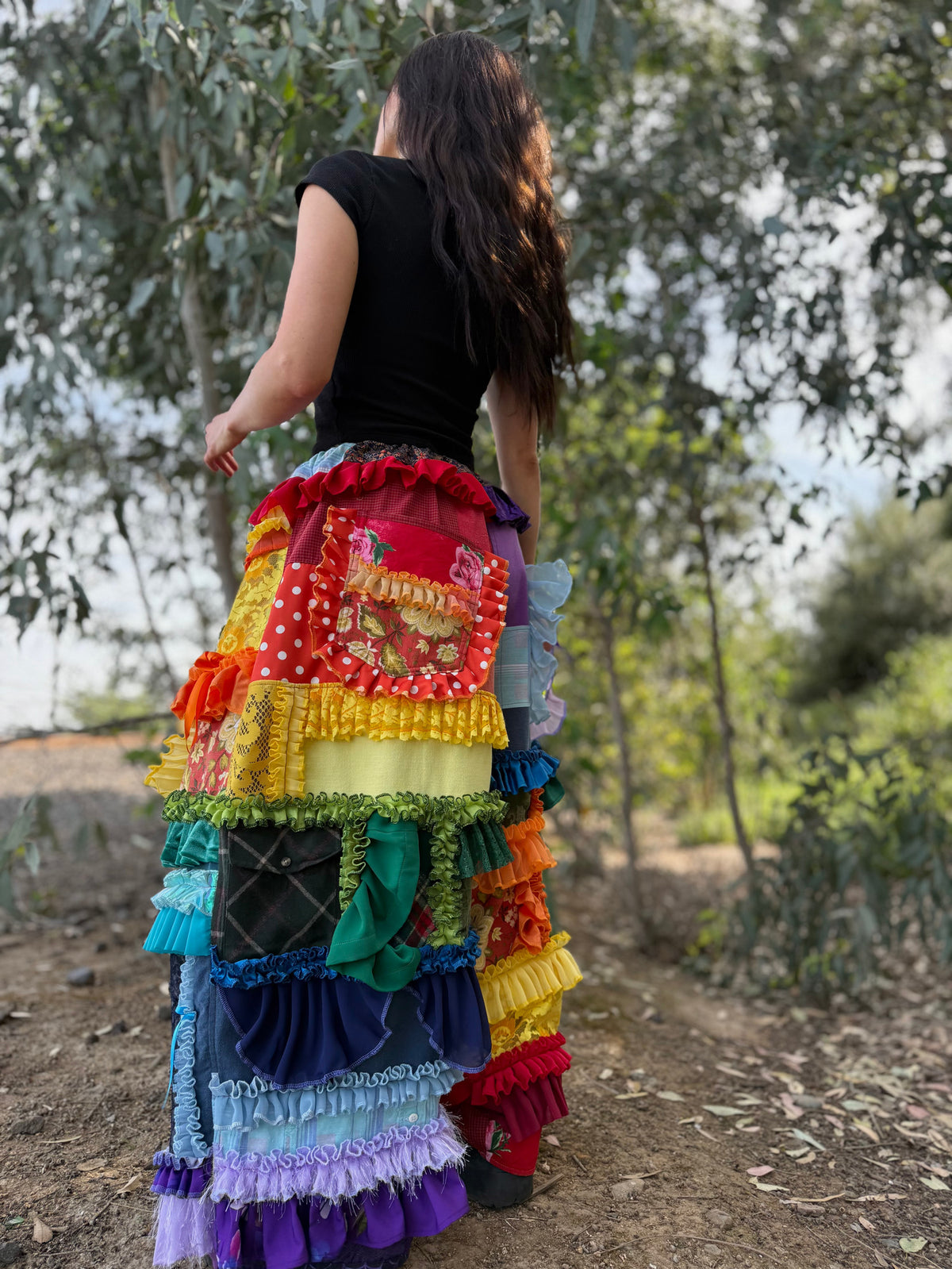 Upcycled Adjustable-Waist Pants