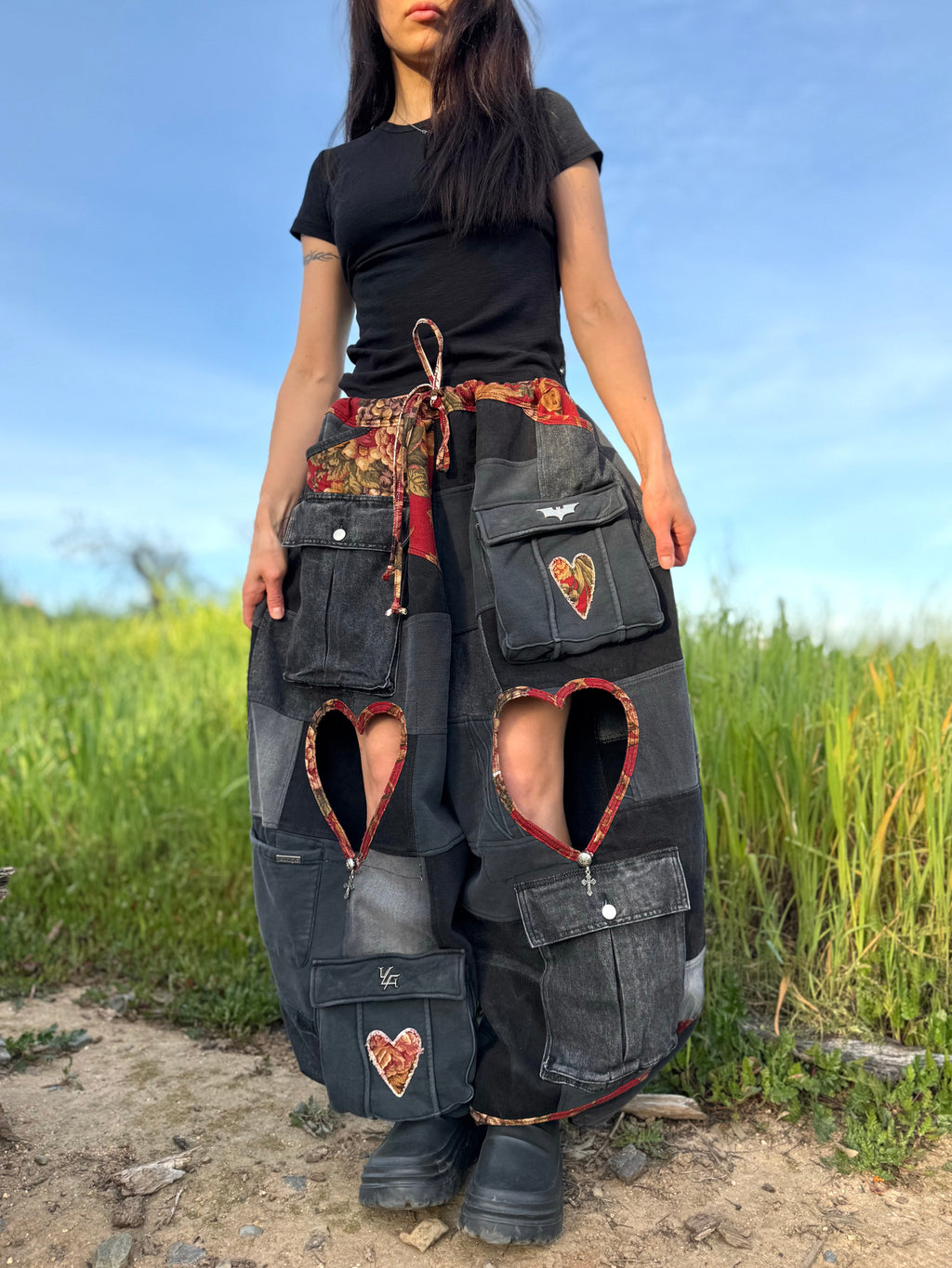 Upcycled Adjustable-Waist Pants