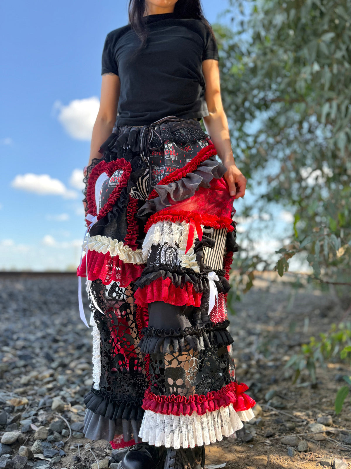 Upcycled Adjustable-Waist Pants