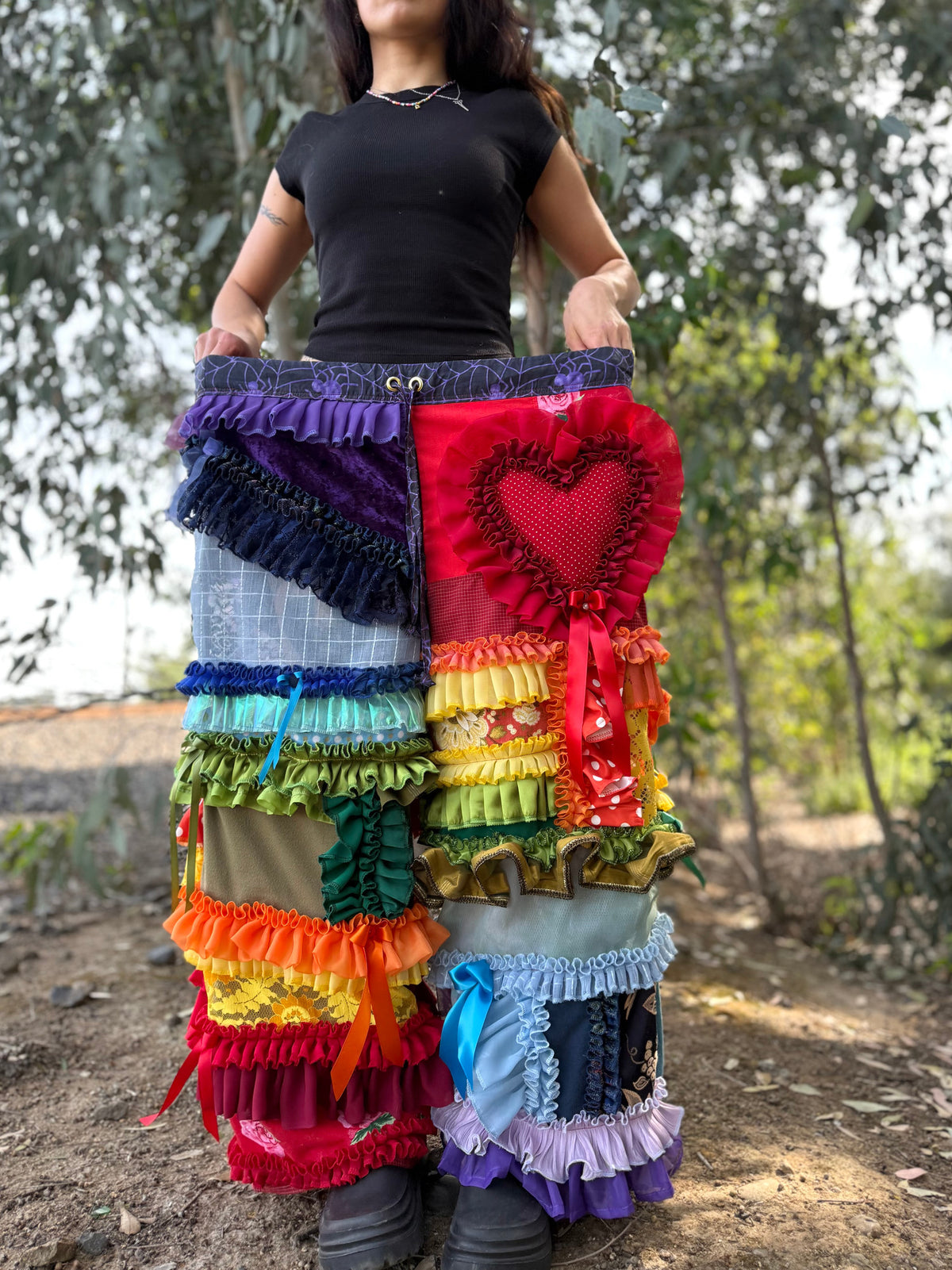 Upcycled Adjustable-Waist Pants