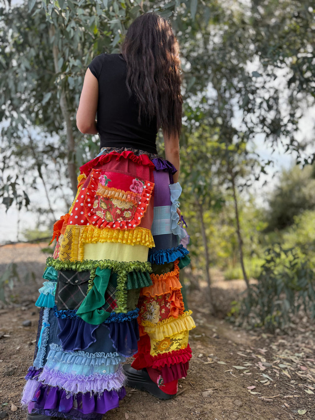 Upcycled Adjustable-Waist Pants