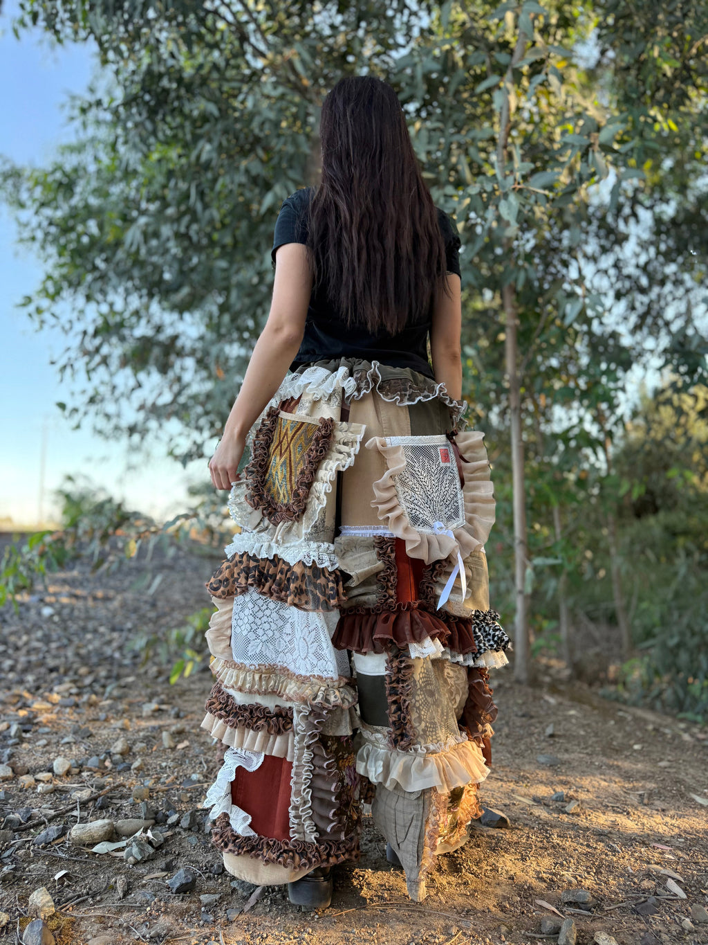 Upcycled Adjustable-Waist Pants
